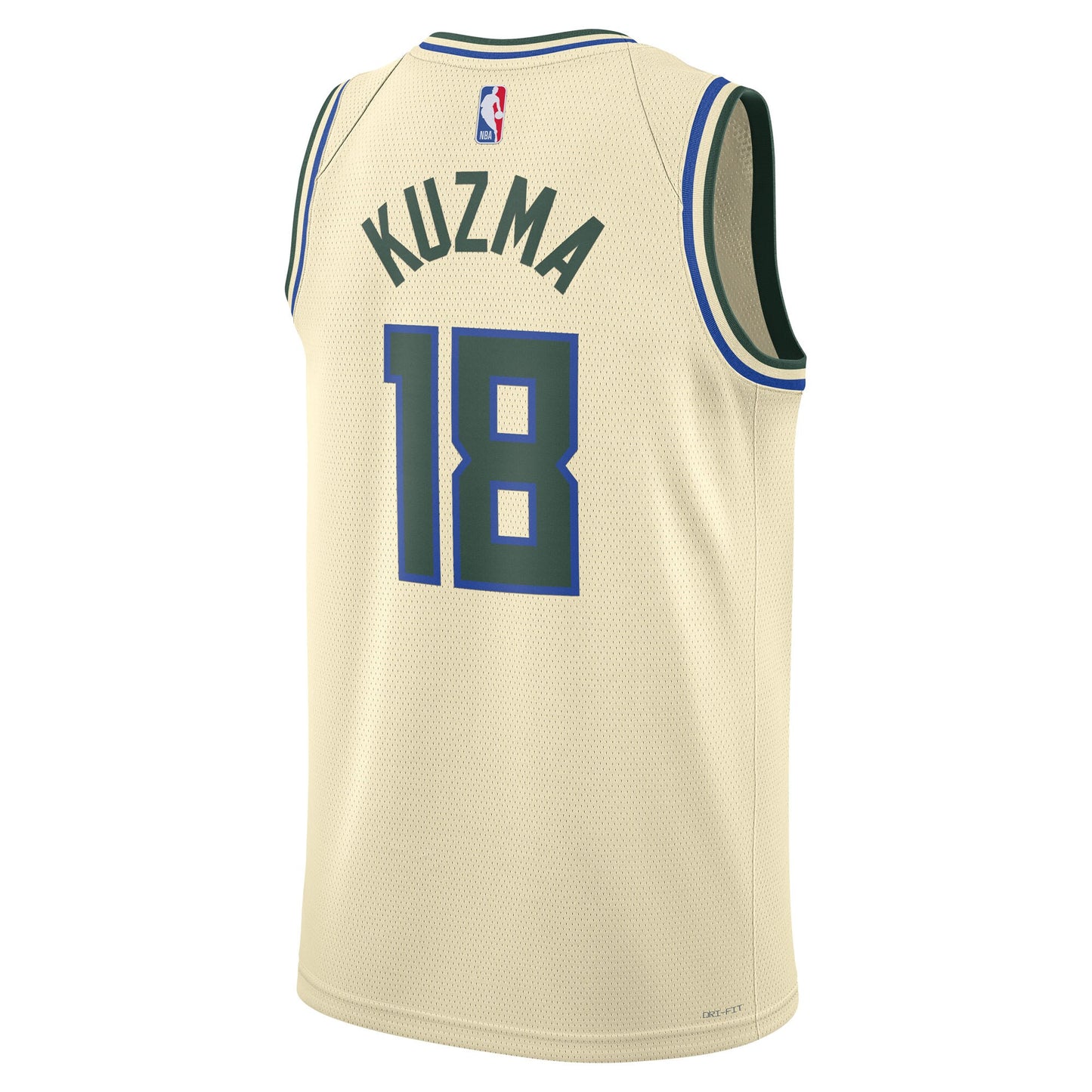 Kyle Kuzma Milwaukee Bucks 2025/26 City Edition Swingman Jersey - Cream - Unisex