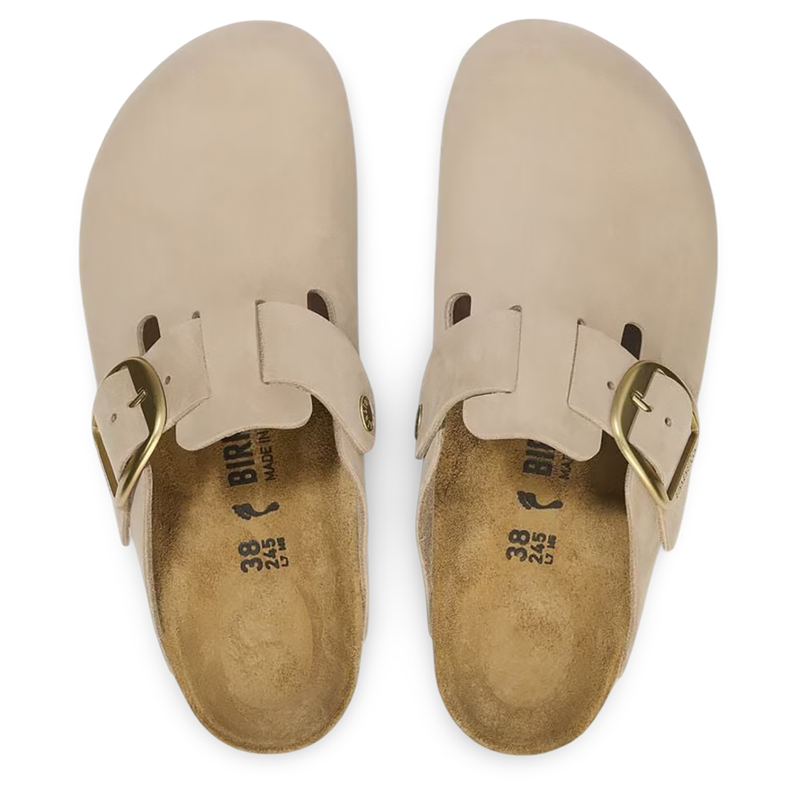 Birkenstock Boston Big Buckle Nubuck Women's Clogs