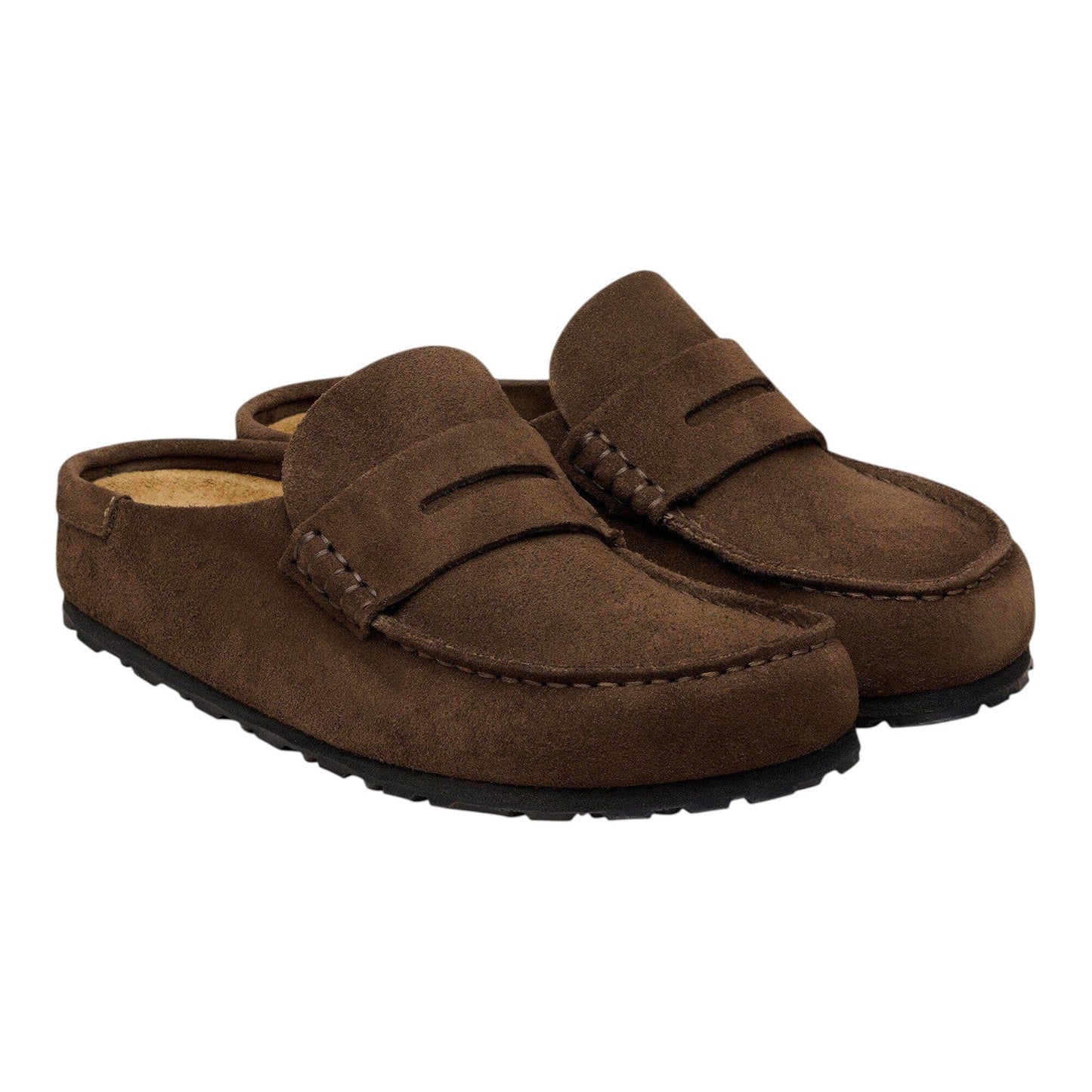 Birkenstock Naples Wrapped Suede Men's Clogs