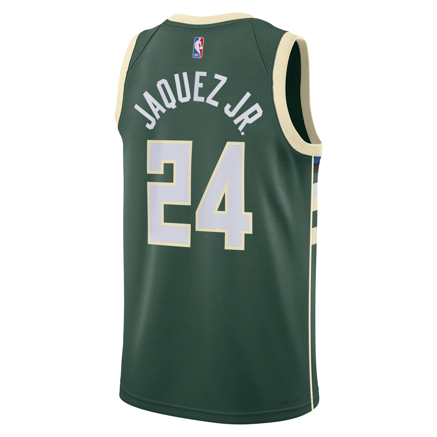 Jaime Jaquez Jr. Milwaukee Bucks Icon Edition Swingman Jersey - Hunter Green - Unisex