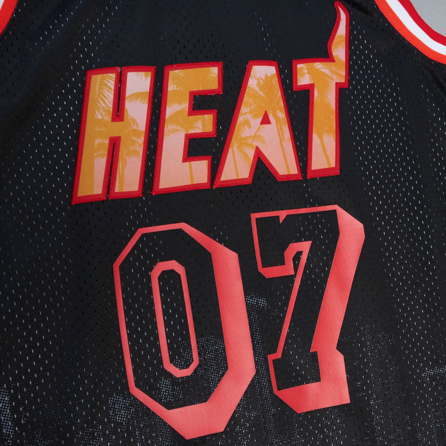 M&N x Nicky Jam Miami Heat Swingman Jersey