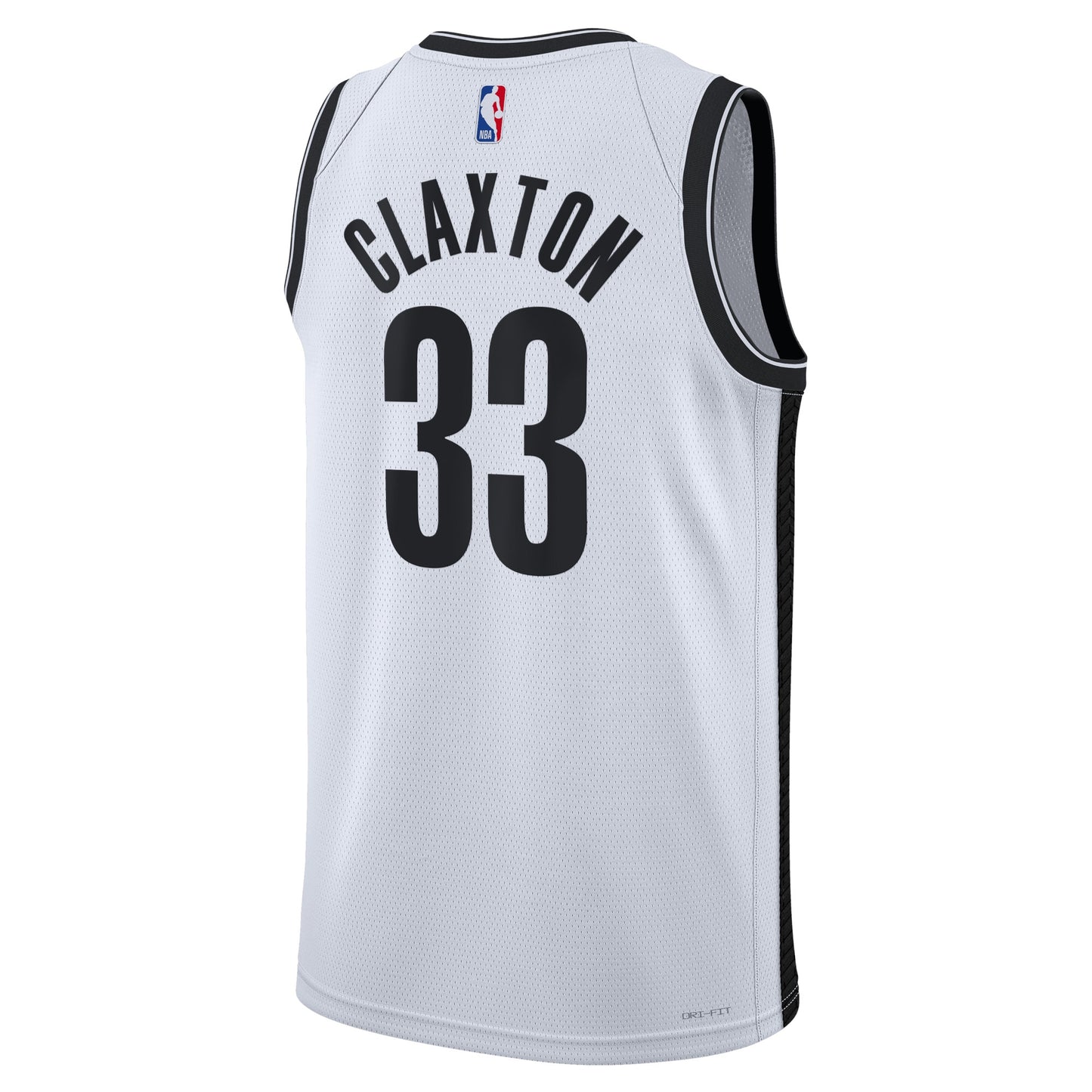 Nic Claxton Brooklyn Nets Association Edition Swingman Jersey - White - Unisex
