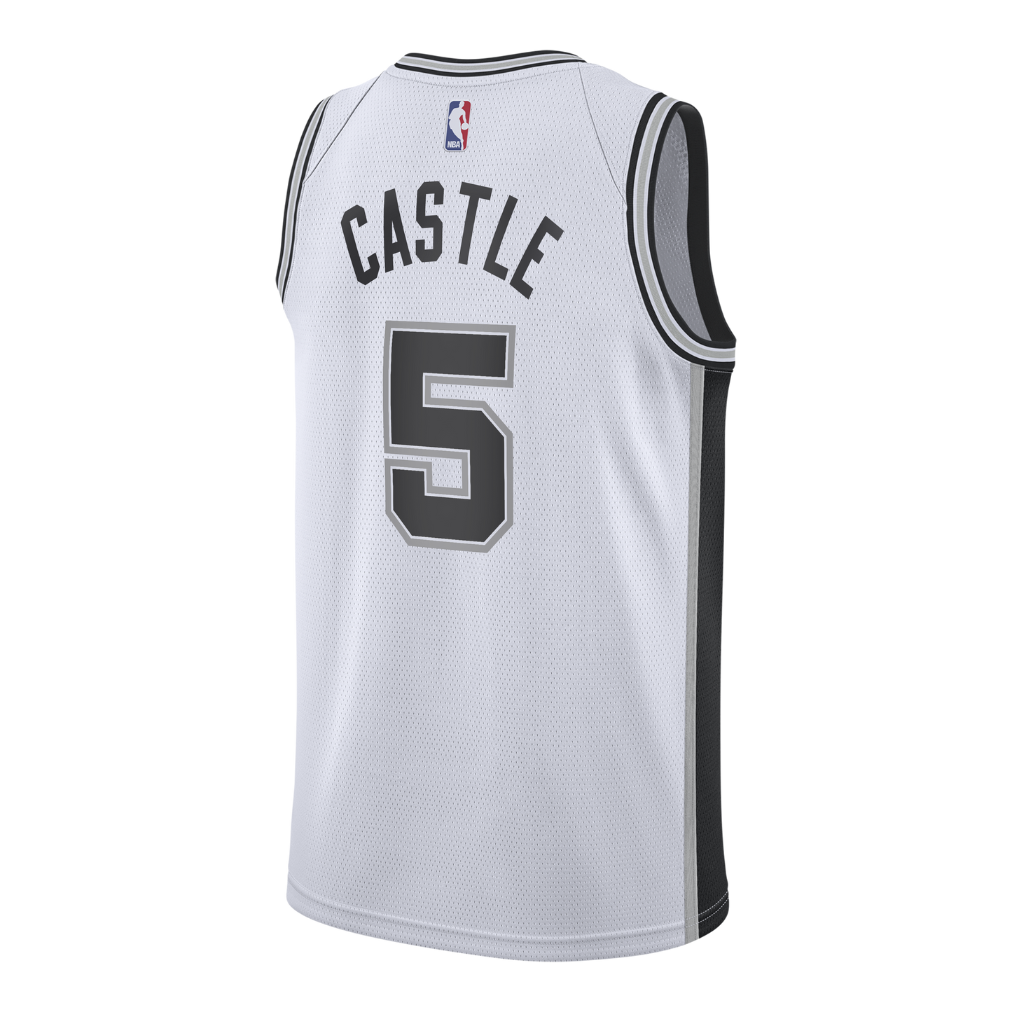 Stephon Castle San Antonio Spurs Association Edition Swingman Jersey - White - Youth