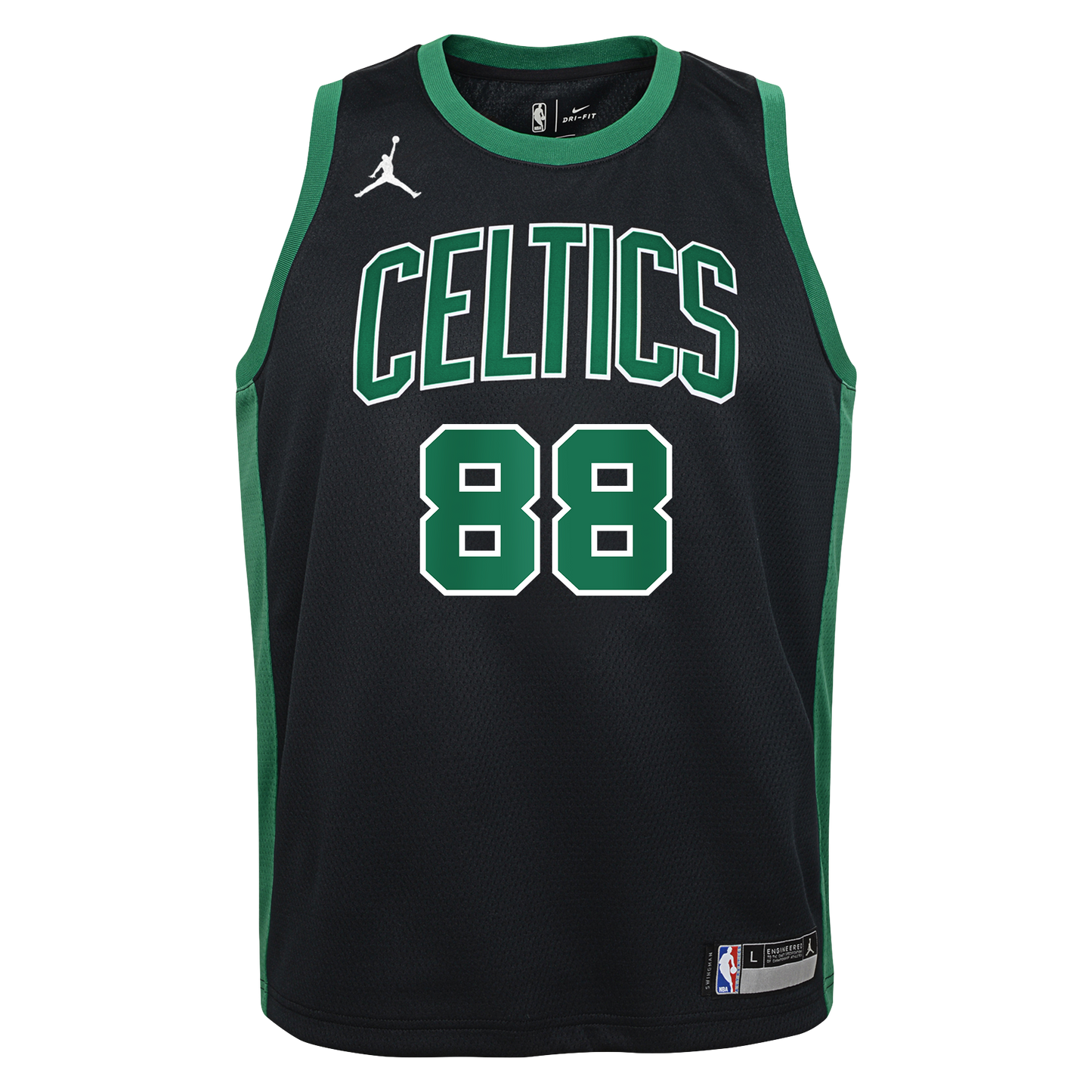 Neemias Queta Boston Celtics Statement Edition Swingman Jersey - Black - Youth