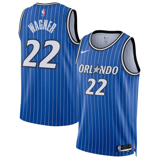 Franz Wagner Orlando Magic Icon Edition Replica Swingman Jersey - Blue - Unisex