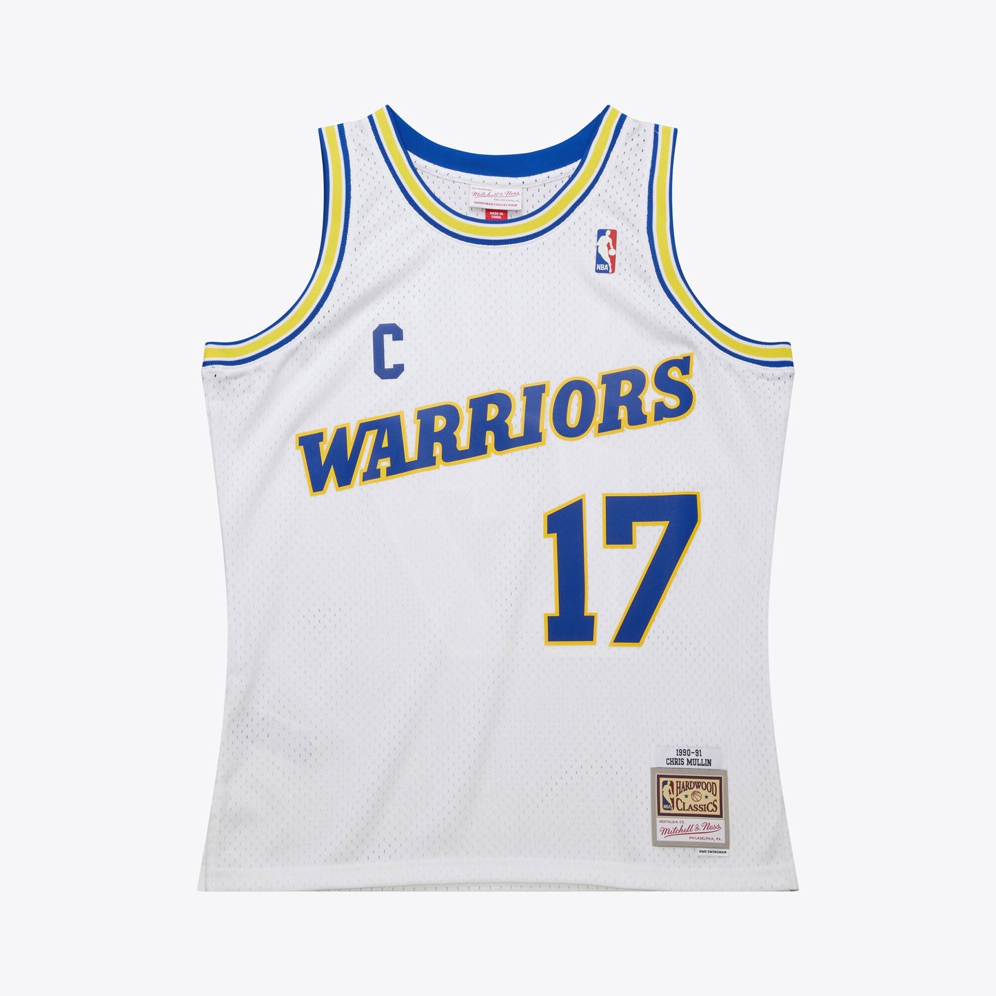 Chris Mullin Golden State Warriors 1990 Swingman Jersey