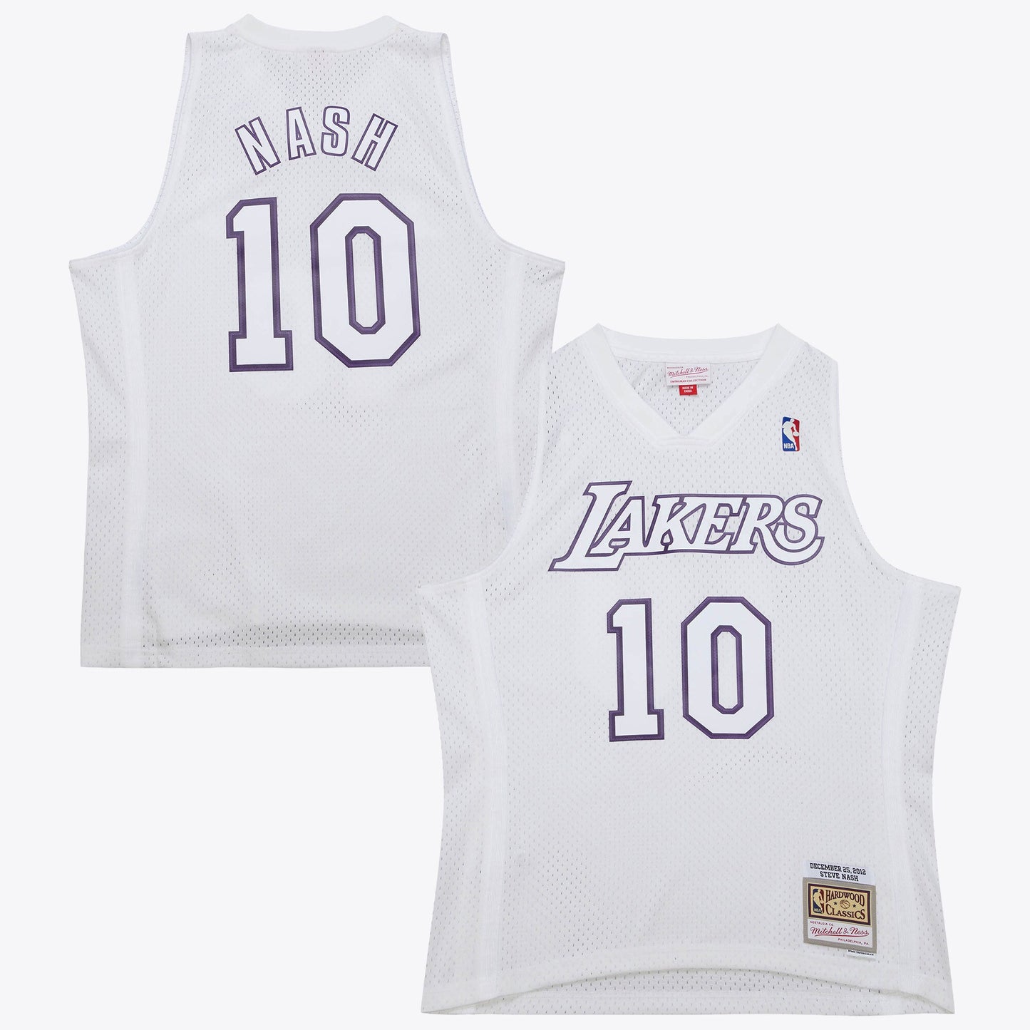 Steve Nash Los Angeles Lakers 2012 Day Authentic Jersey - White