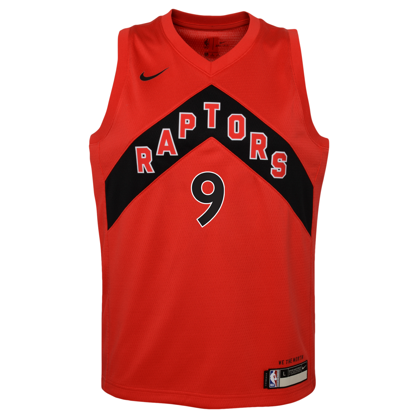 RJ Barrett Toronto Raptors Icon Edition Swingman Jersey - Red - Youth