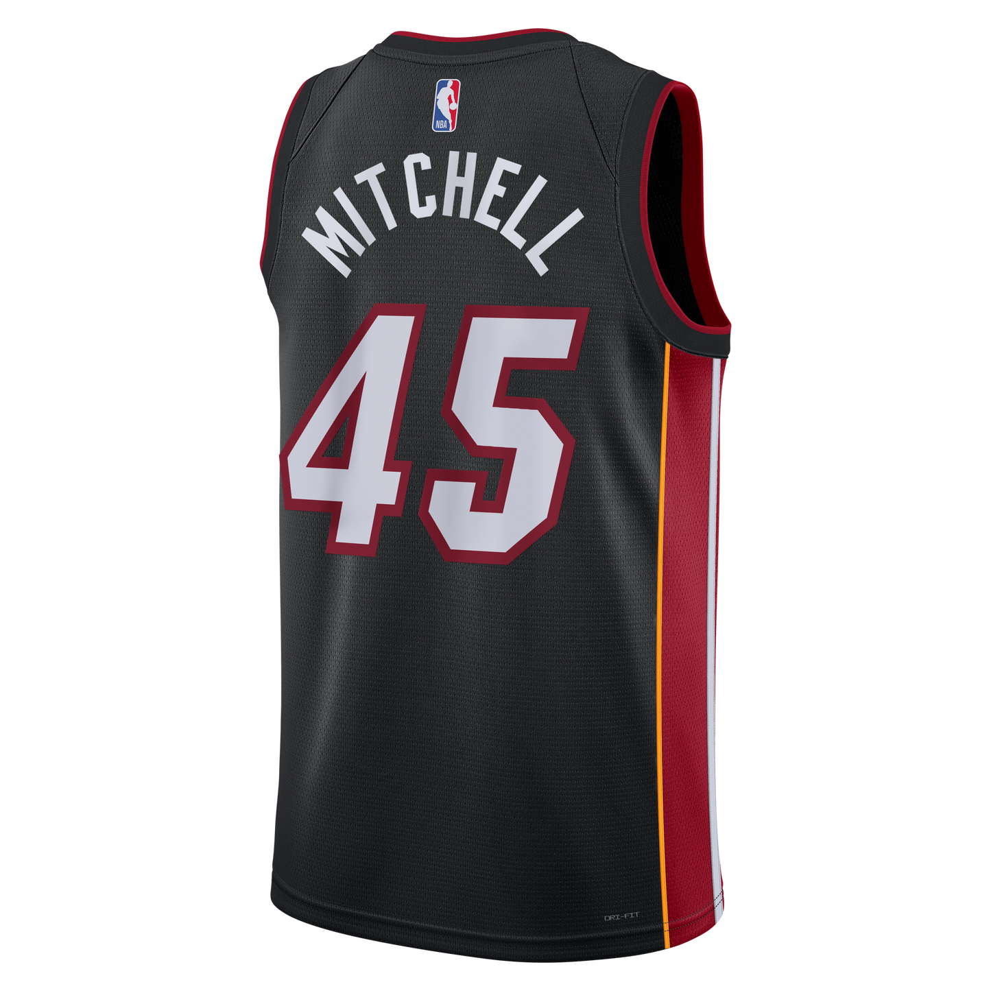 Davion Mitchell Miami Heat Icon Edition Swingman Jersey - Black - Unisex