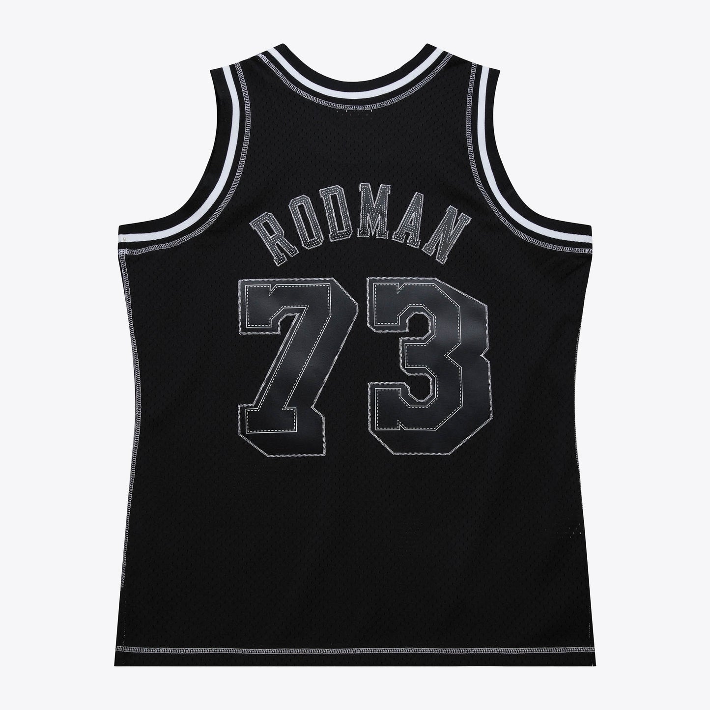 Dennis Rodman Los Angeles Lakers 1998 Contrast 2K Swingman Jersey - Black