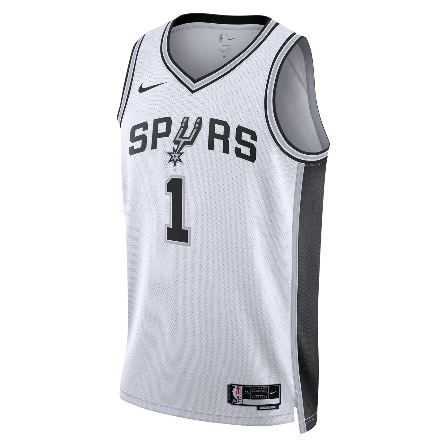 Victor Wembanyama San Antonio Spurs Association Edition Swingman Jersey - White - Unisex
