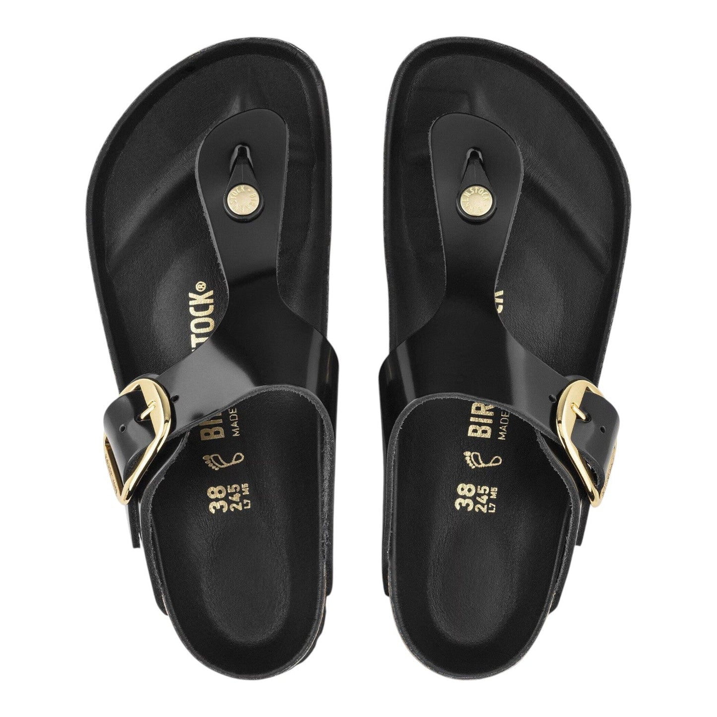Birkenstock Gizeh Big Buckle Patent Women's Sandals