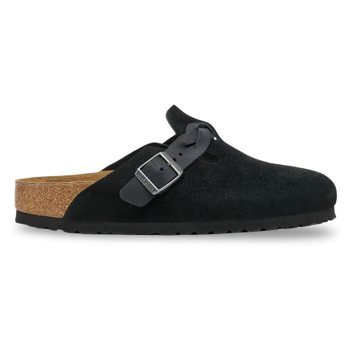Birkenstock Boston Braided Suede Women's Clogs