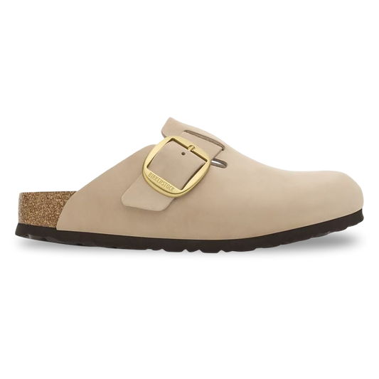 Birkenstock Boston Big Buckle Nubuck Women's Clogs
