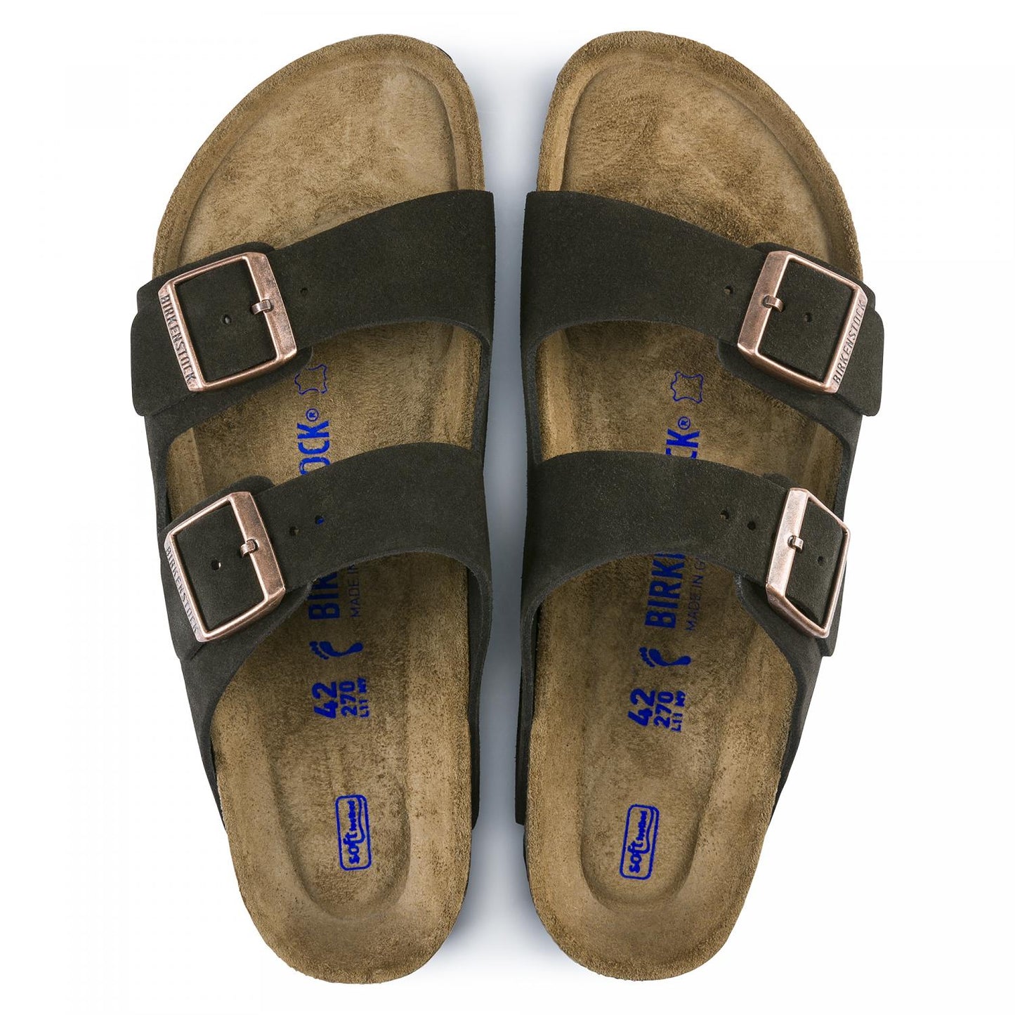 Birkenstock Arizona Soft Footbed Suede Men's Footbeds & Orthotics