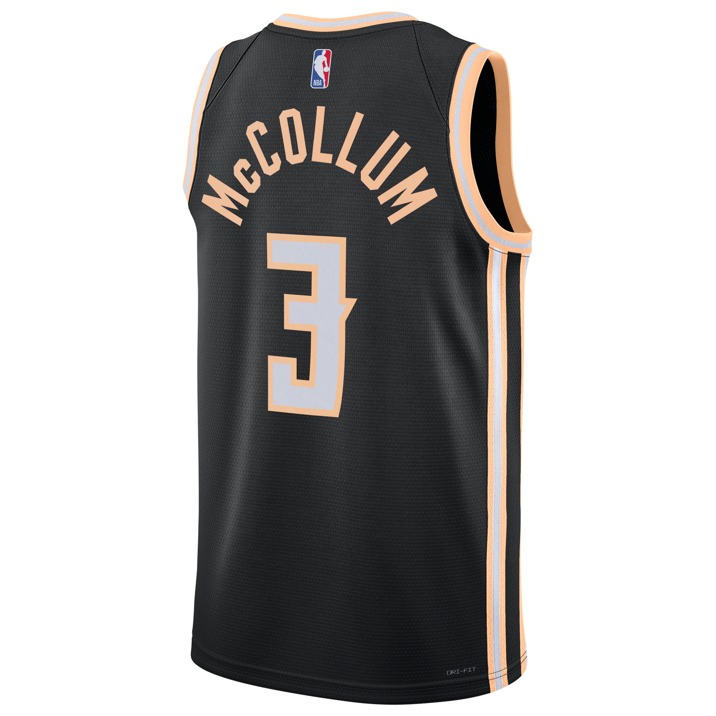 CJ McCollum Atlanta Hawks 2025/26 City Edition Swingman Jersey - Black - Unisex