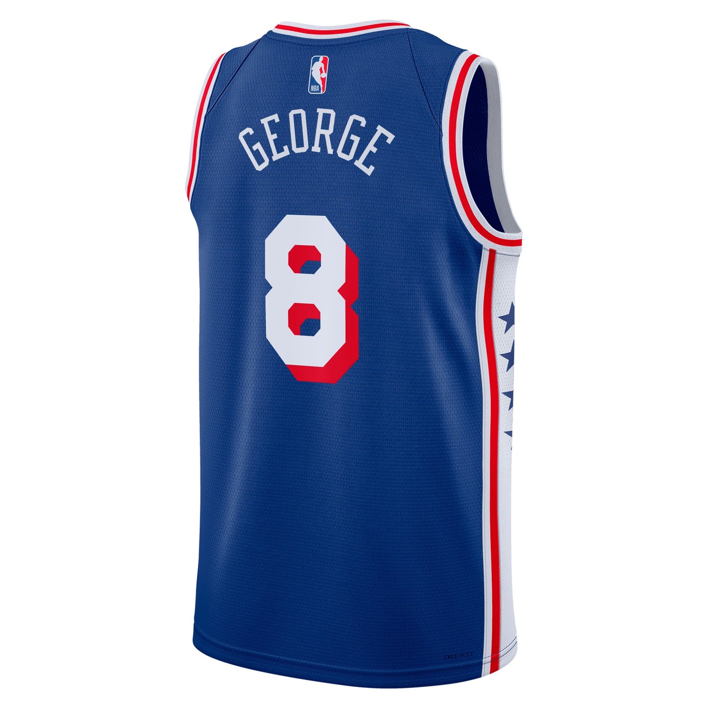 Paul George Philadelphia 76ers Icon Edition Swingman Jersey - Royal - Unisex