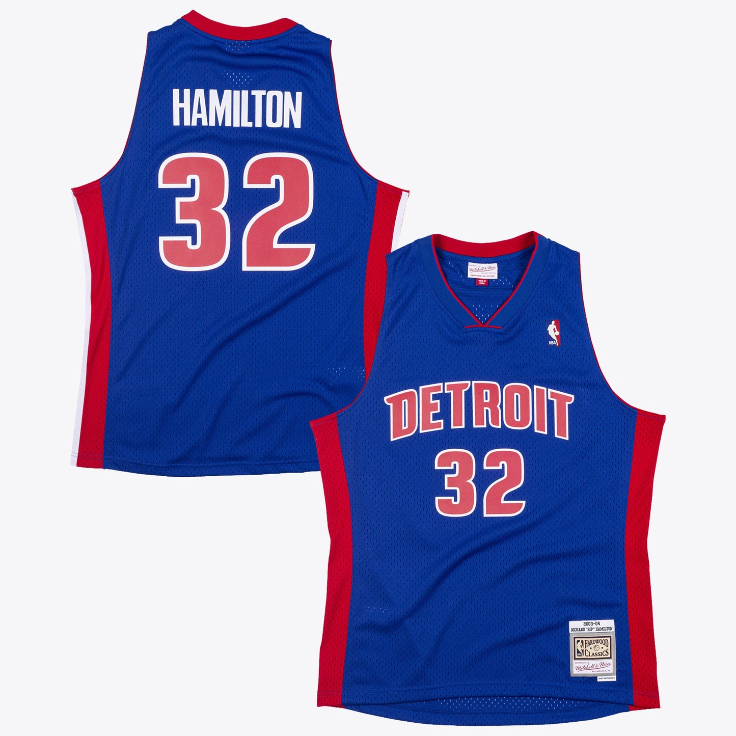 Richard Hamilton Detroit Pistons 2003 Authentic Swingman Jersey - Royal Blue