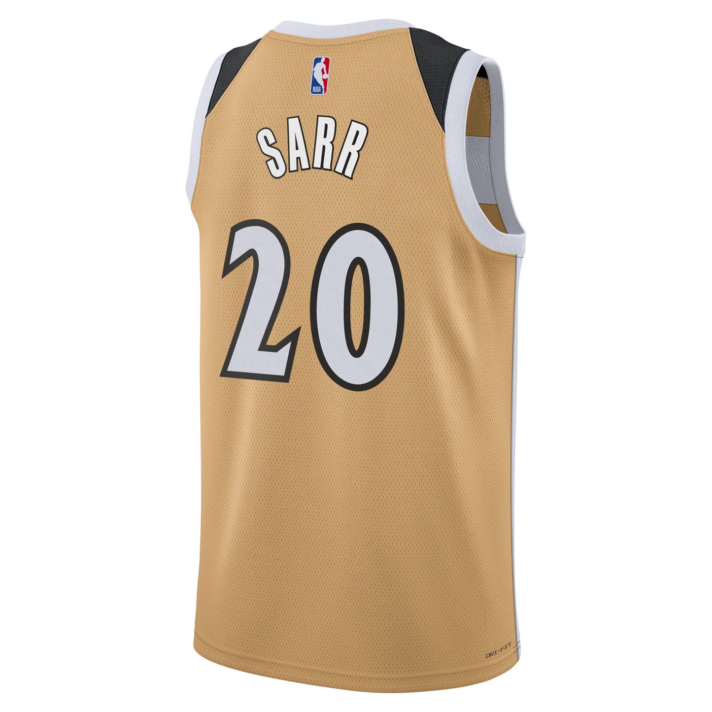 Alex Sarr Washington Wizards 2025/26 City Edition Swingman Jersey - Tan - Unisex