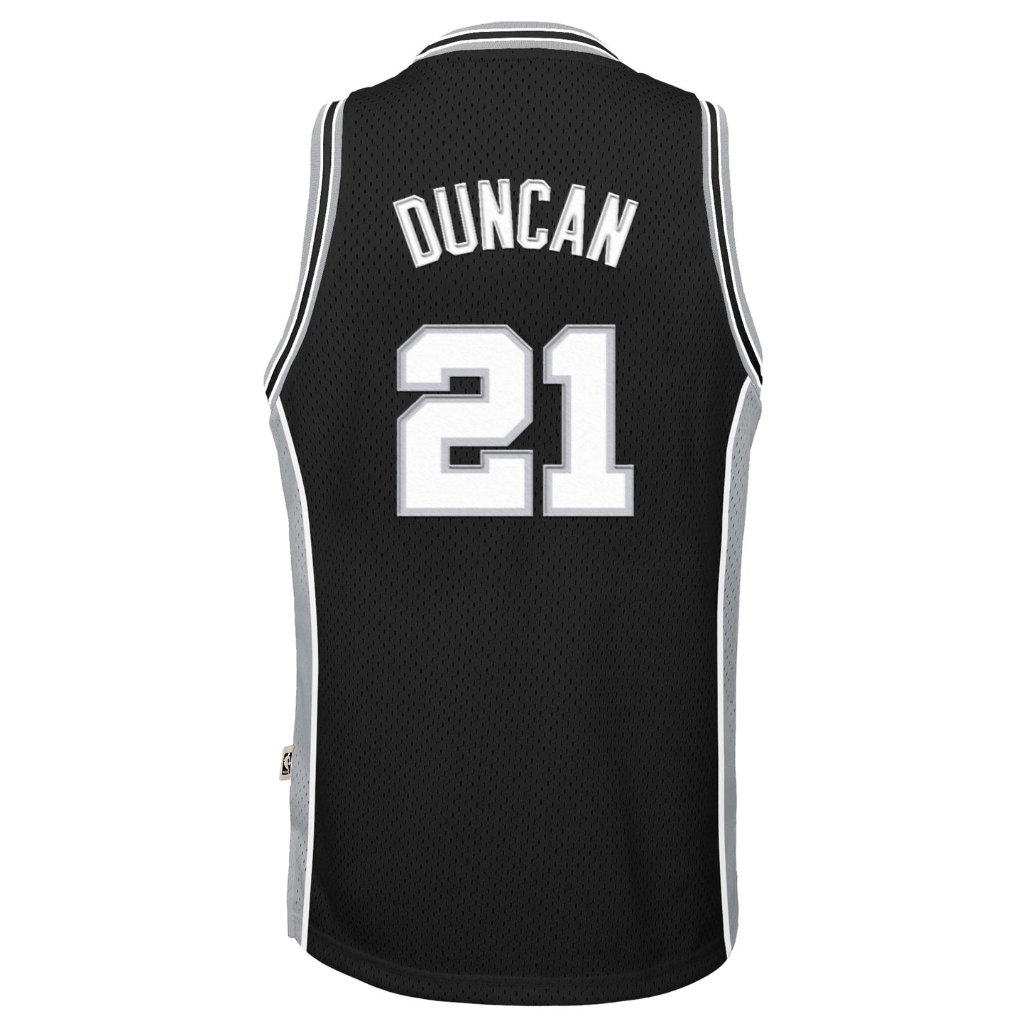 Tim Duncan San Antonio Spurs 1998-99 Hardwood Classics Swingman Road Jersey - Black - Youth