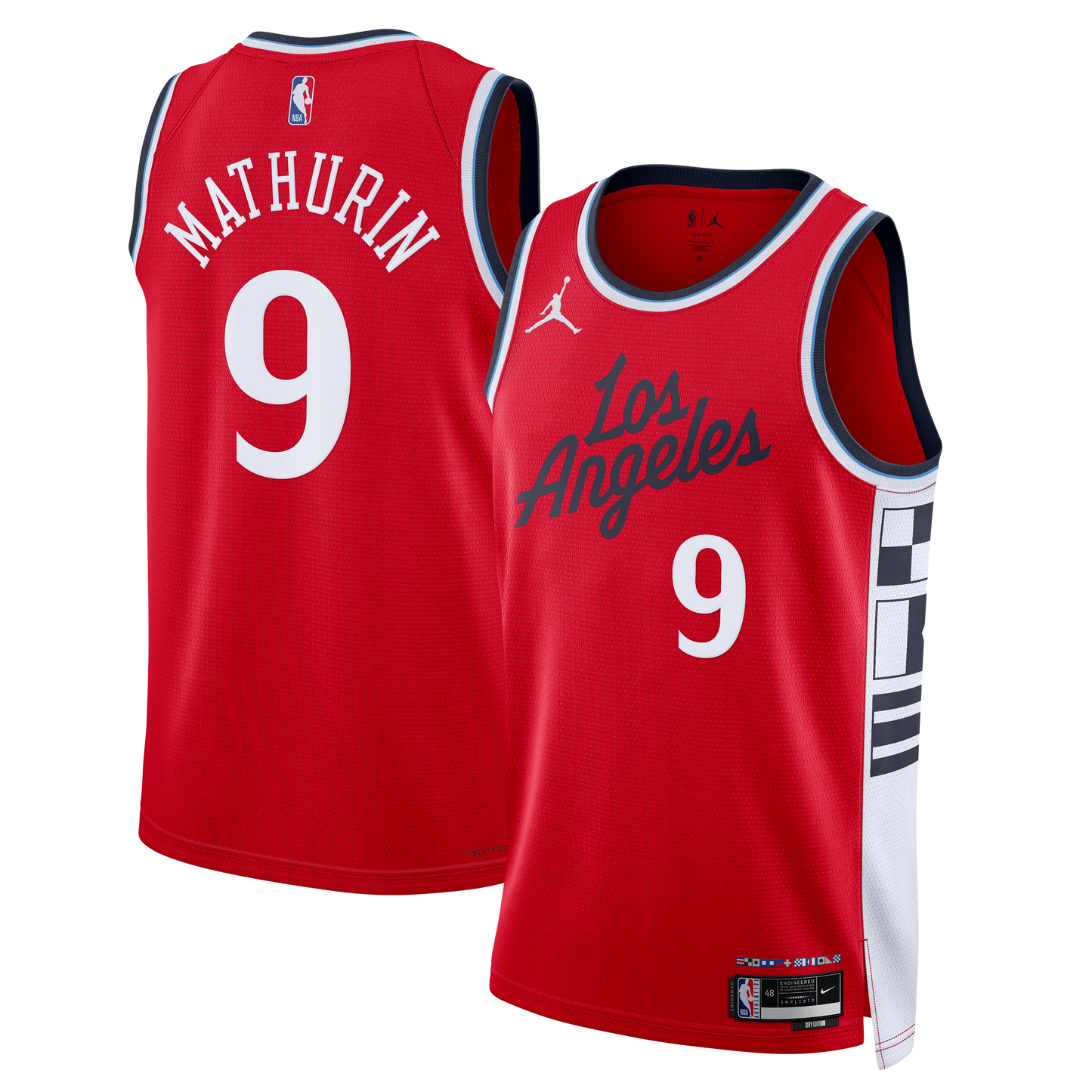 Bennedict Mathurin Los Angeles Clippers Statement Edition Swingman Jersey - Red - Mens