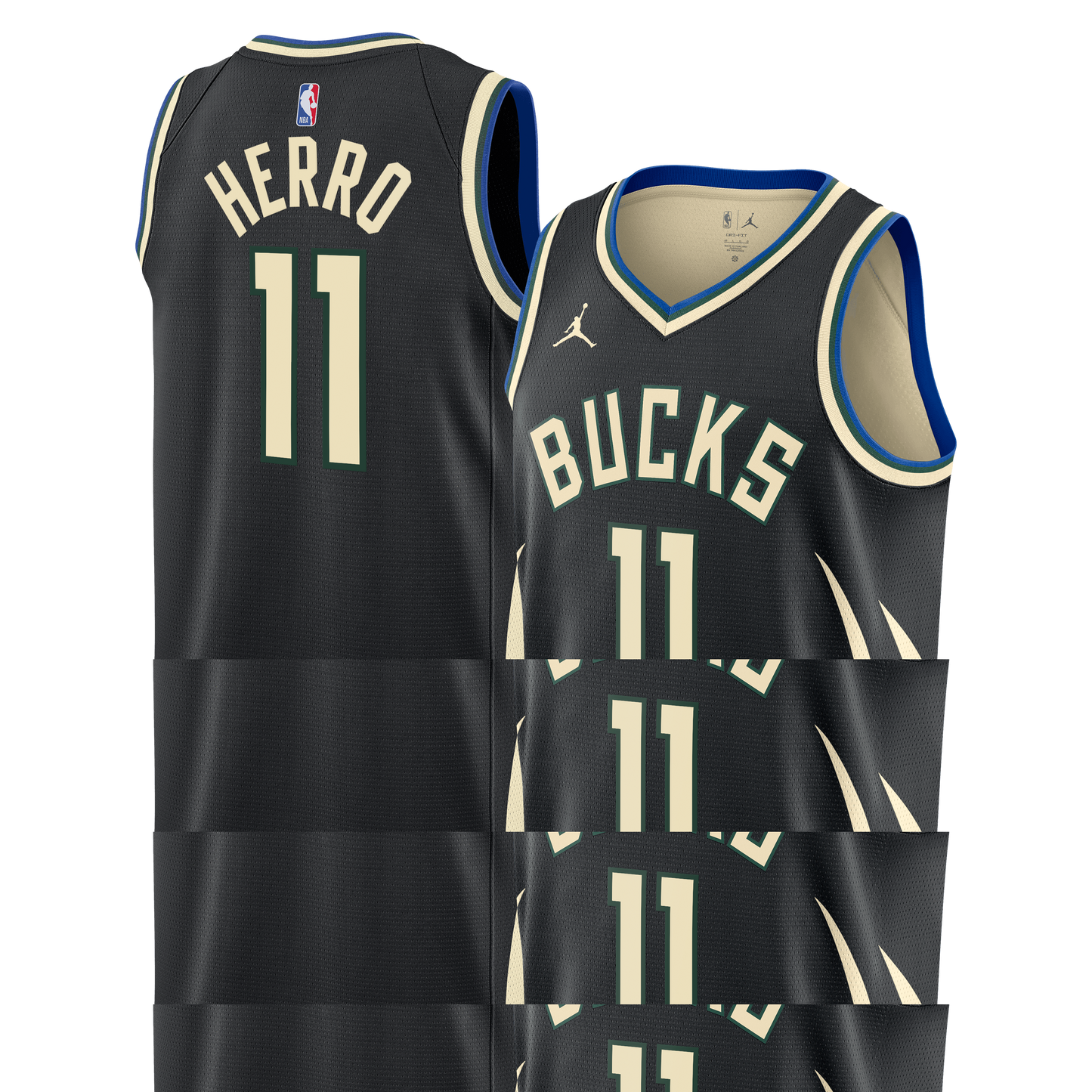 Tyler Herro Milwaukee Bucks Statement Edition Swingman Jersey - Hunter Green - Unisex