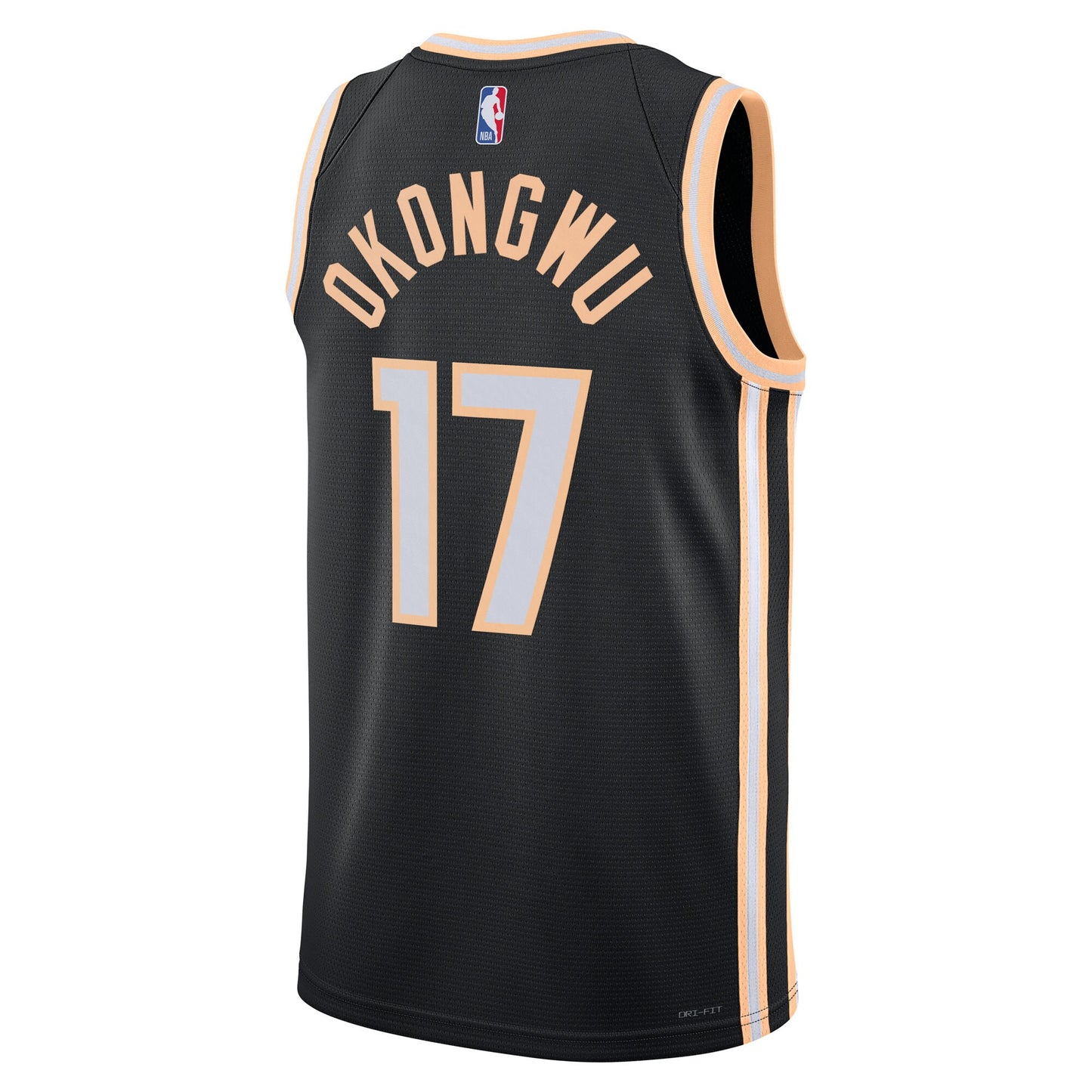 Onyeka Okongwu Atlanta Hawks 2025/26 City Edition Swingman Jersey - Black - Unisex