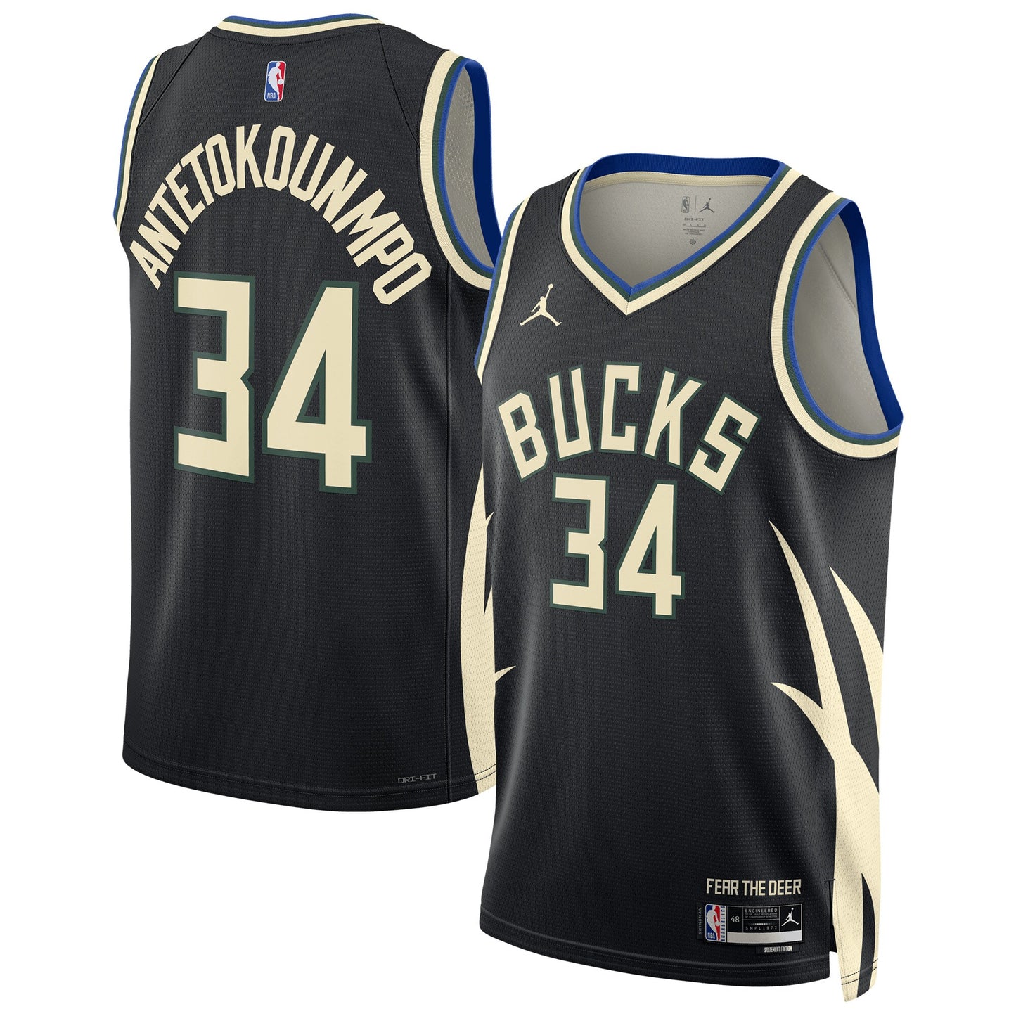 Giannis Antetokounmpo Milwaukee Bucks Swingman Statement Jersey