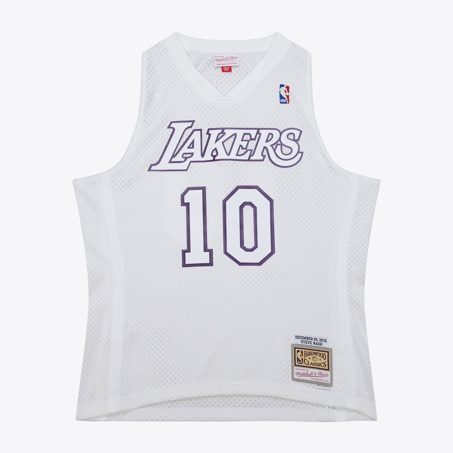 Steve Nash Los Angeles Lakers 2012 Day Authentic Jersey - White
