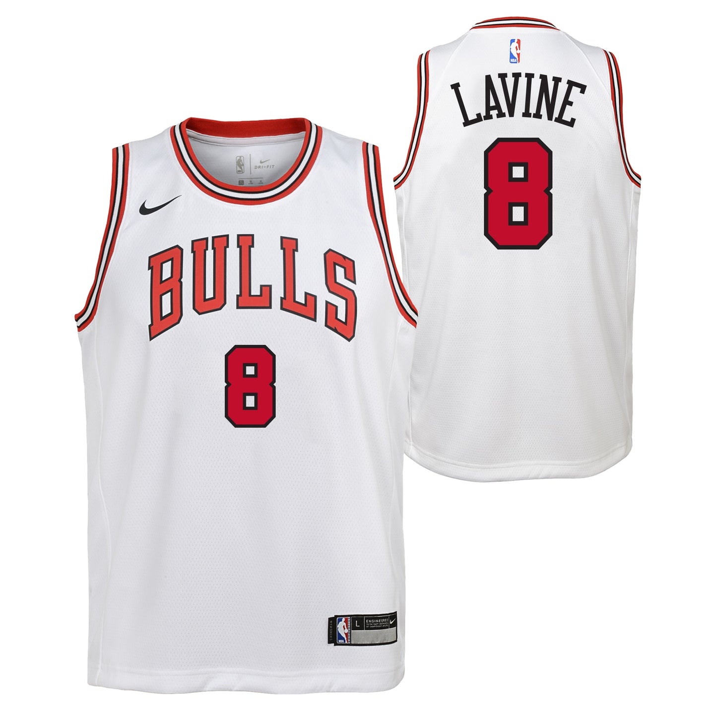 Zach Lavine Chicago Bulls Association Edition Swingman Jersey - White - Youth