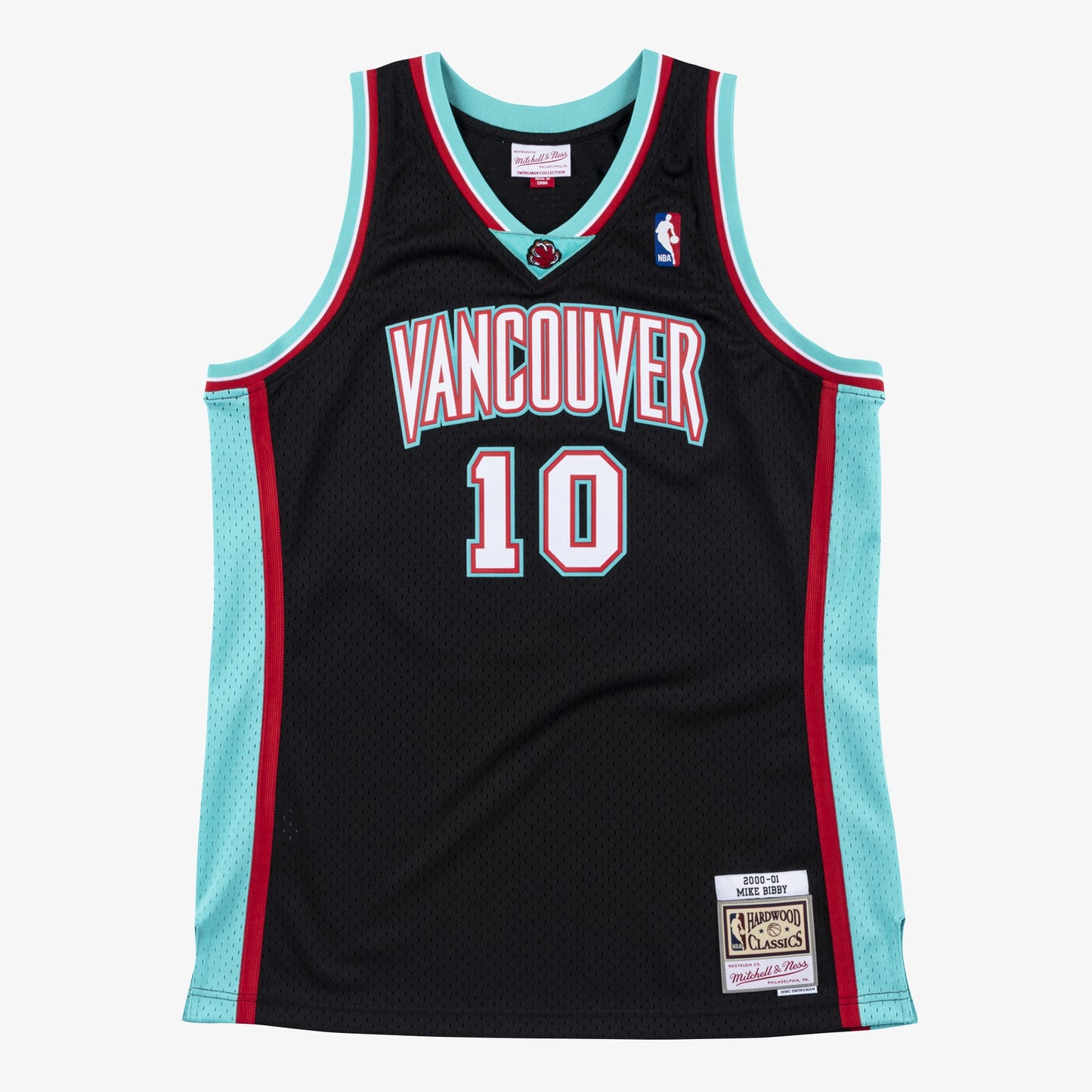 Mike Bibby Vancouver Grizzlies 2000 Authentic Swingman Jersey - Black