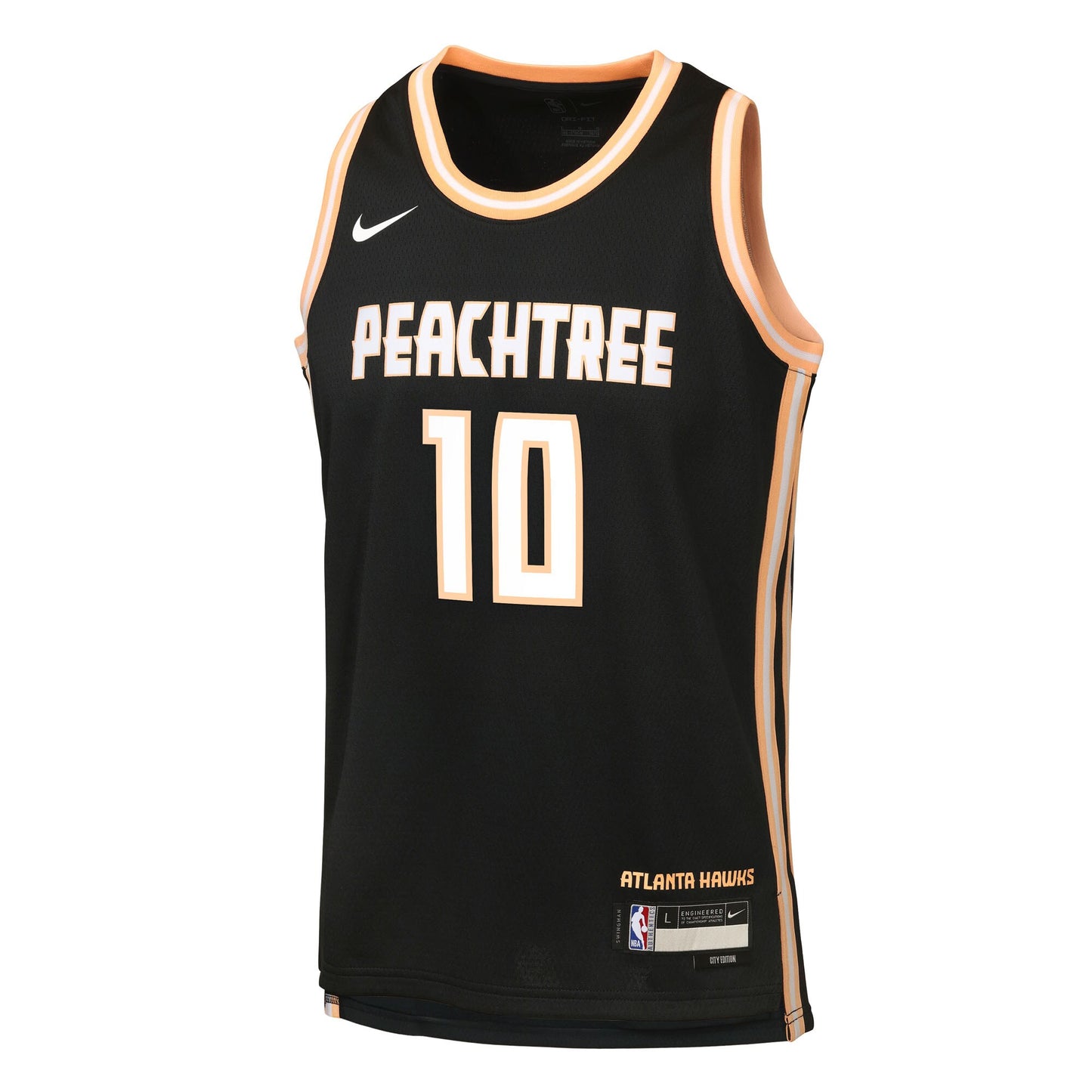 Zaccharie Risacher Atlanta Hawks 2025/26 City Edition Swingman Jersey - Black - Youth