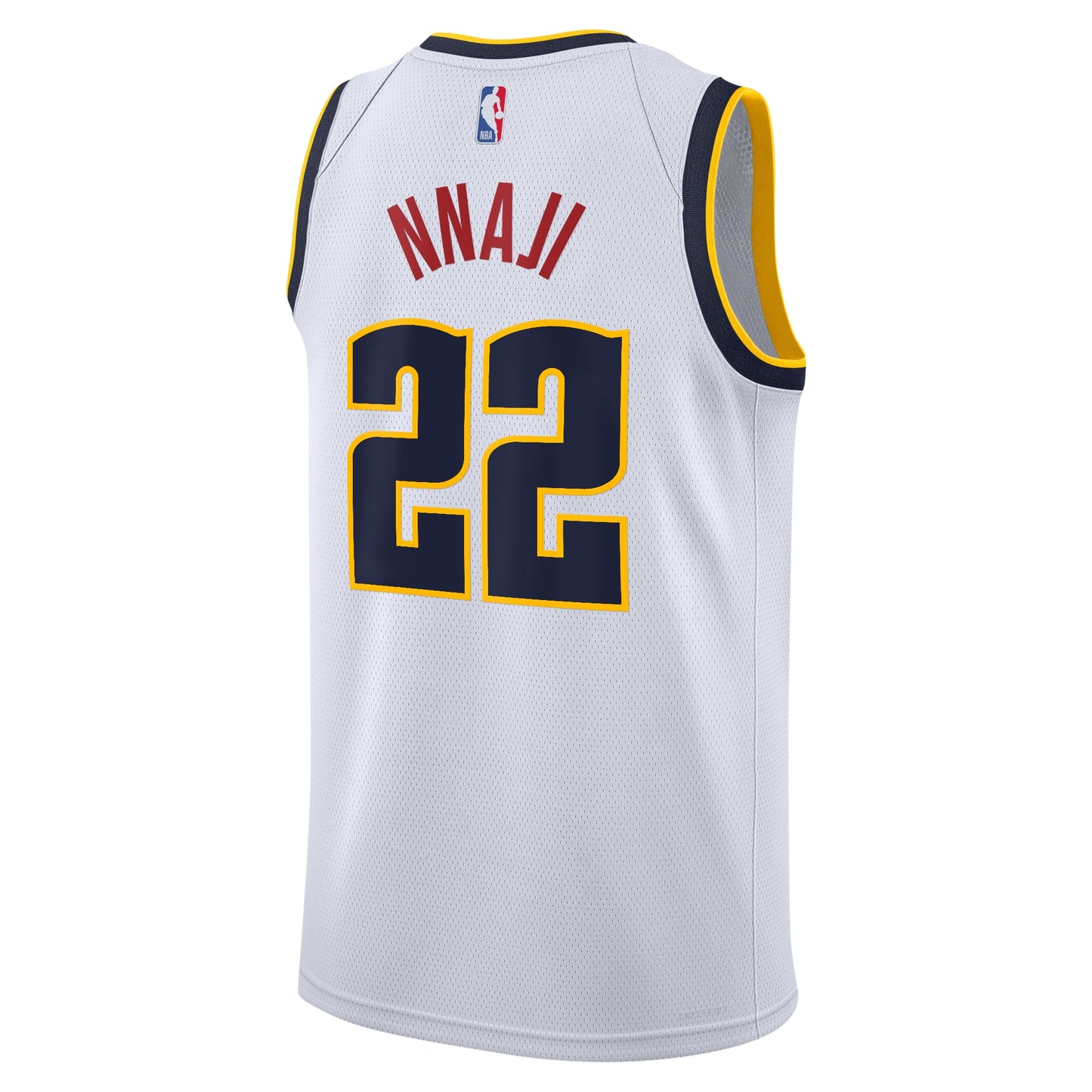 Zeke Nnaji Denver Nuggets Swingman Association Jersey - White - Youth