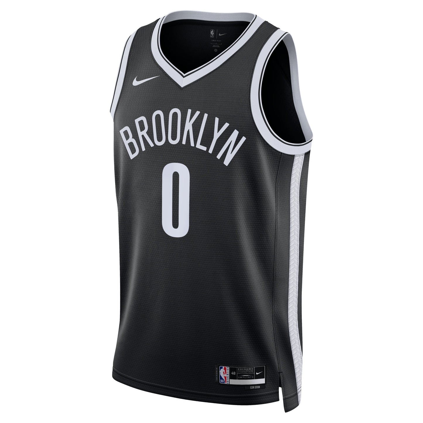 Mikel Brown Jr. Brooklyn Nets Swingman Icon Jersey - Black - Unisex