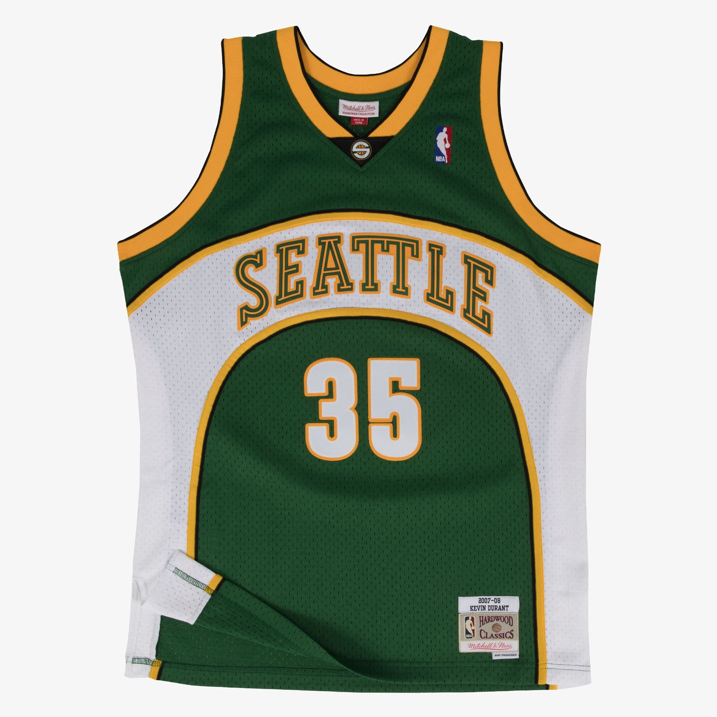 Kevin Durant Seattle Supersonics 2007-08 Swingman Road Jersey
