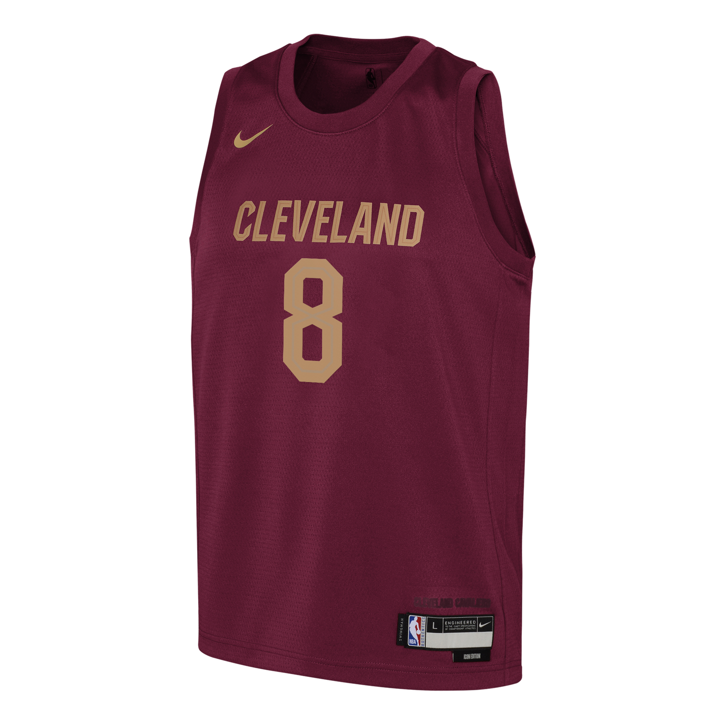 Dennis Schröder Cleveland Cavaliers Icon Edition Swingman Jersey - Wine - Youth
