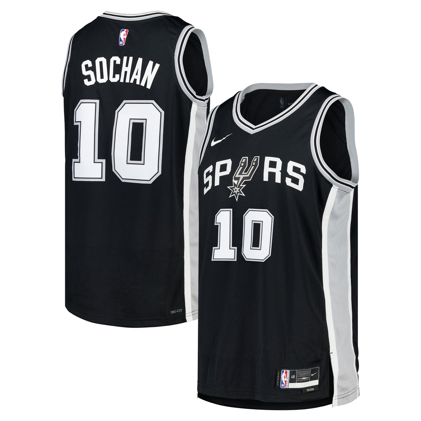 Jeremy Sochan San Antonio Spurs Icon Jersey - Unisex