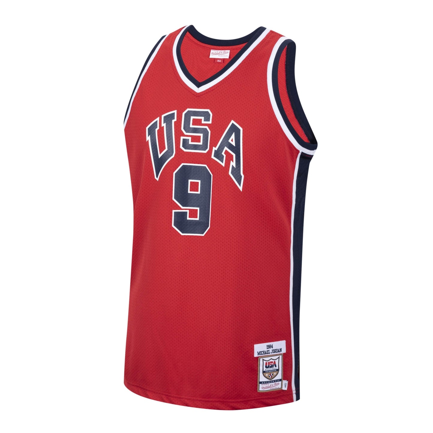 Michael Jordan USA Basketball 1984 Authentic Alternate Jersey - Red - Mens