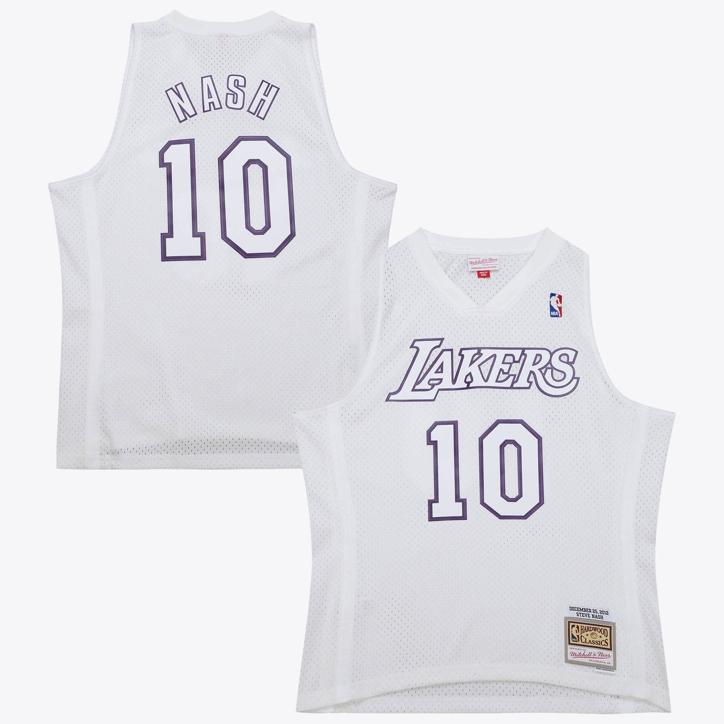 Steve Nash Los Angeles Lakers 2012 Day Authentic Jersey - White