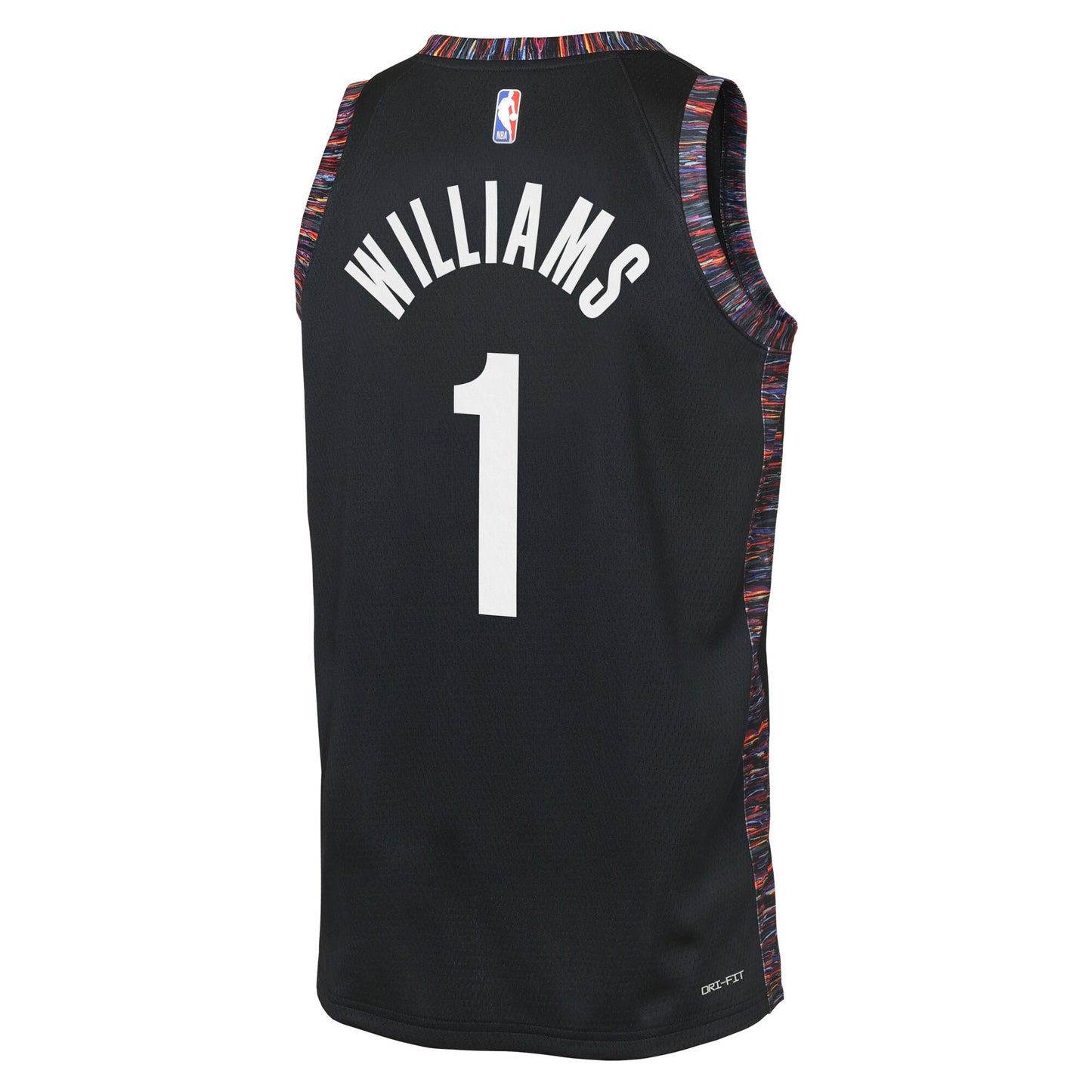 Ziaire Williams Brooklyn Nets 2025/26 City Edition Swingman Jersey - Black - Youth