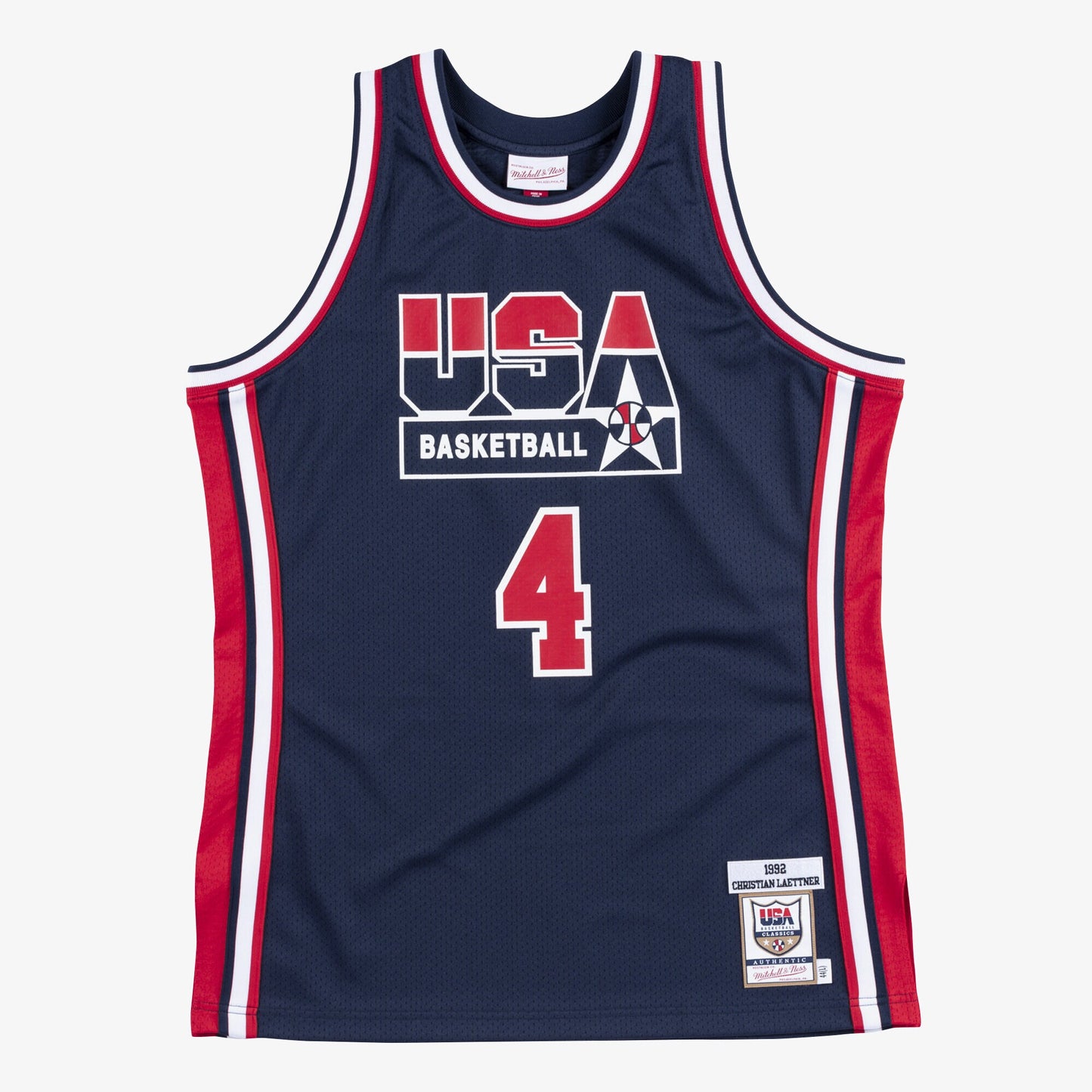 Christian Laettner USA Basketball 1992 Authentic Jersey