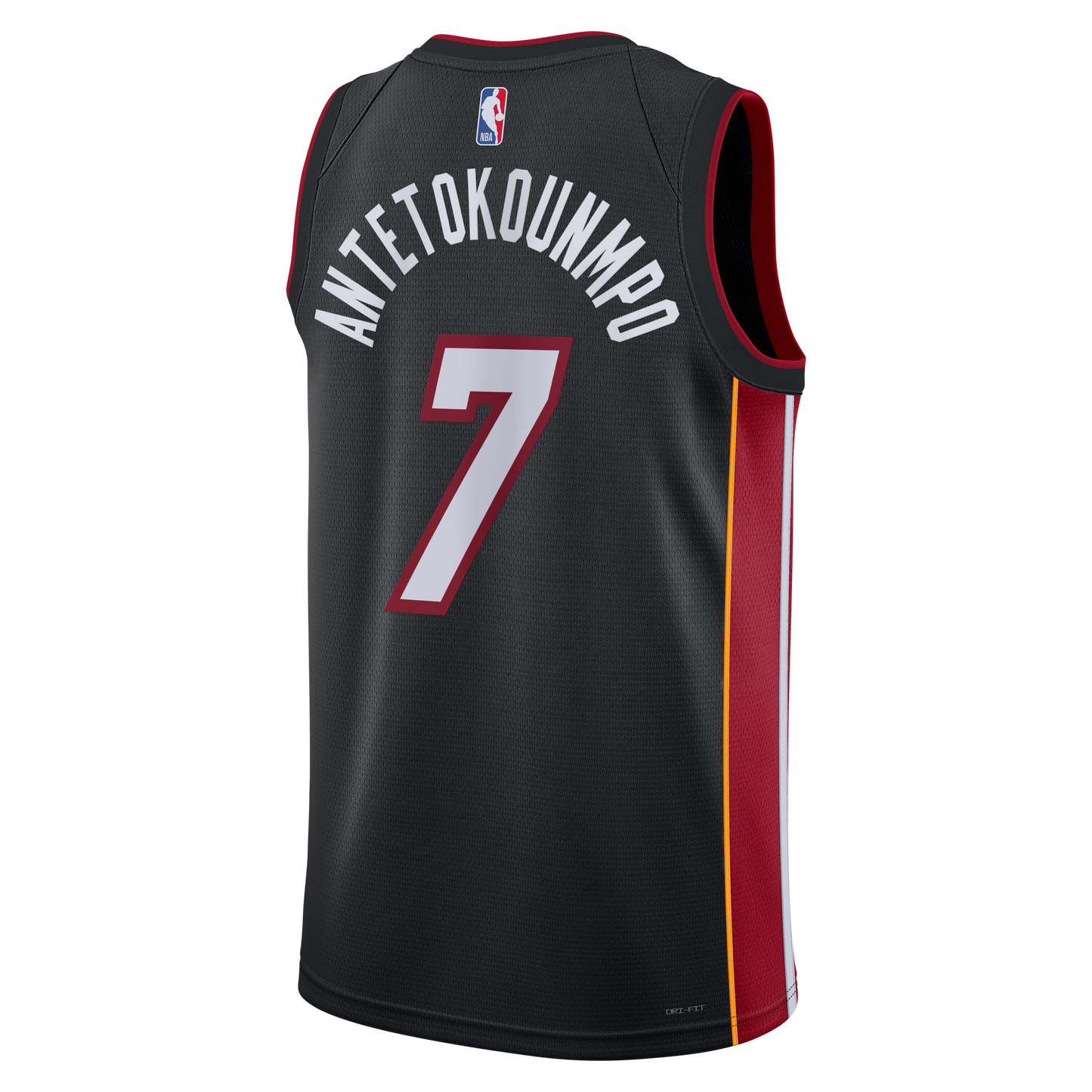 Giannis Antetokounmpo Miami Heat Icon Edition Swingman Jersey - Black - Unisex
