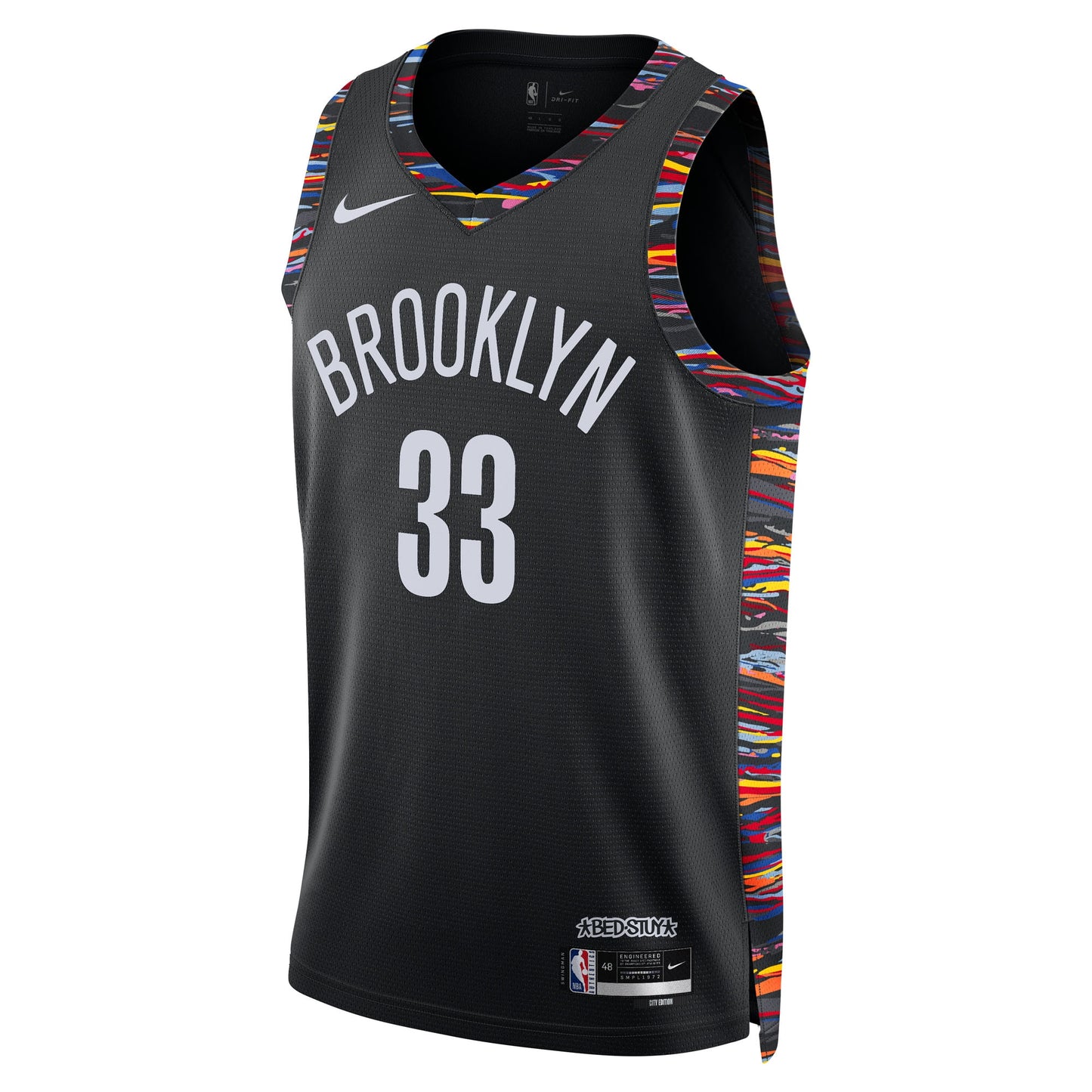Nic Claxton Brooklyn Nets 2025/26 City Edition Swingman Jersey - Black - Unisex
