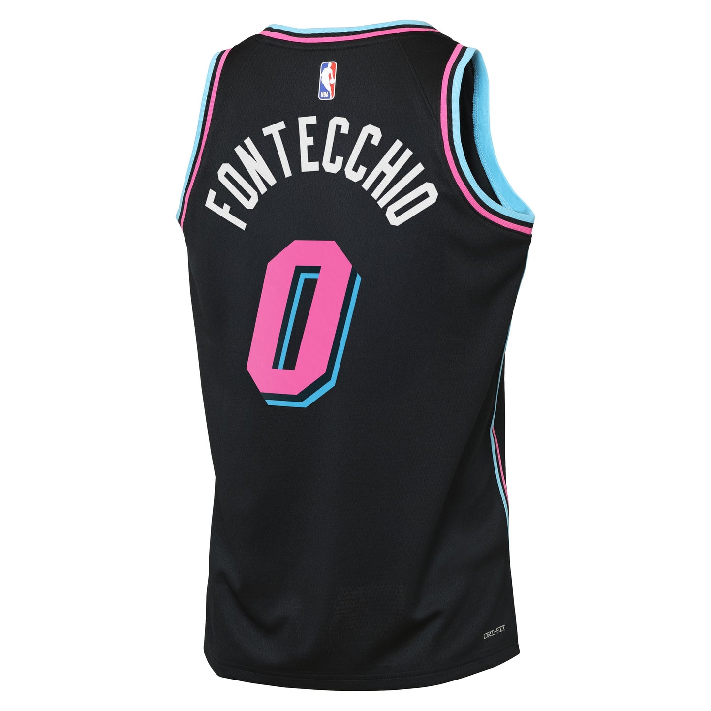 Simone Fontecchio Miami Heat 2025/26 City Edition Swingman Jersey - Black - Youth