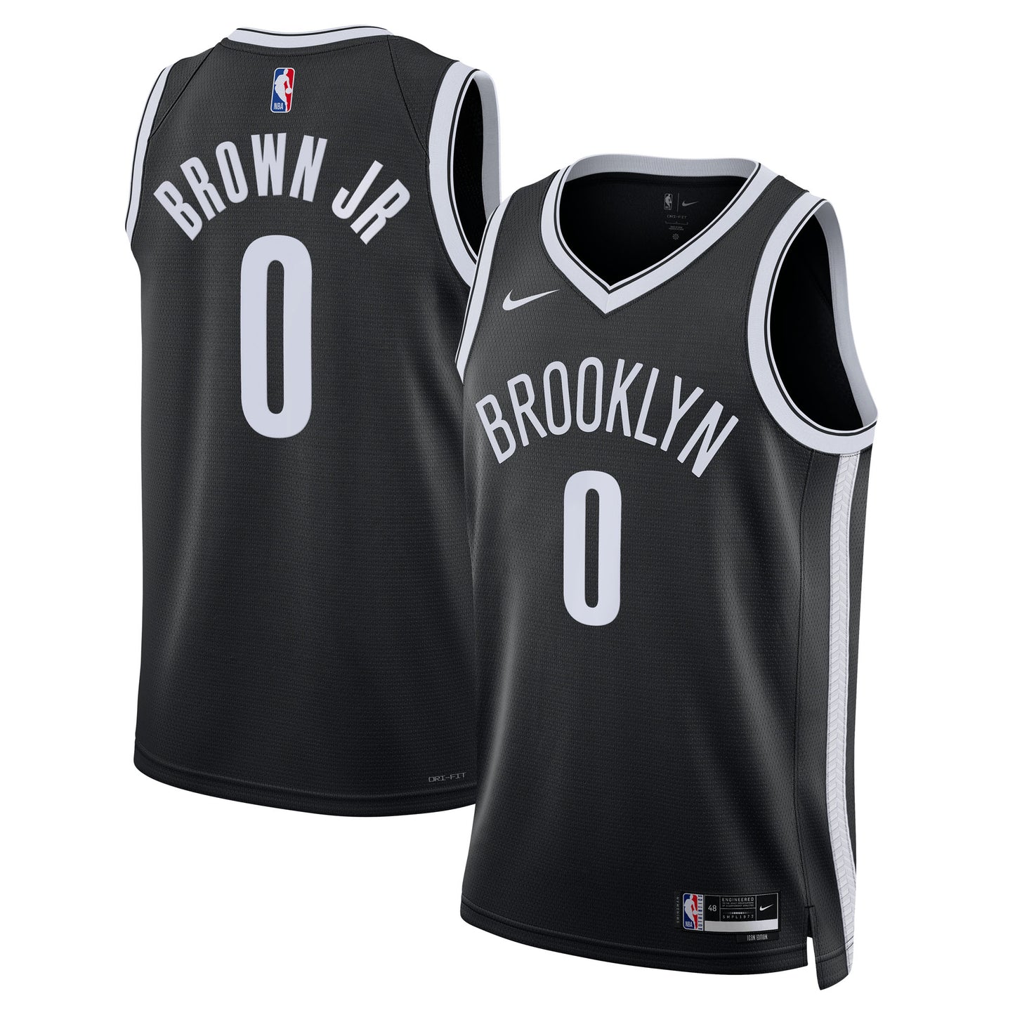 Mikel Brown Jr. Brooklyn Nets Swingman Icon Jersey - Black - Unisex