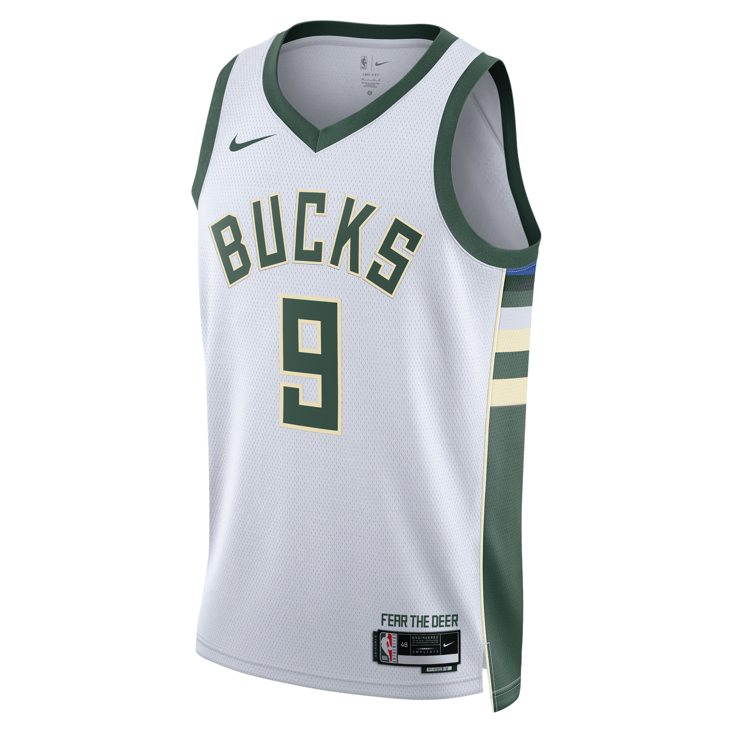 Kel'el Ware Milwaukee Bucks Association Edition Swingman Jersey - White - Unisex
