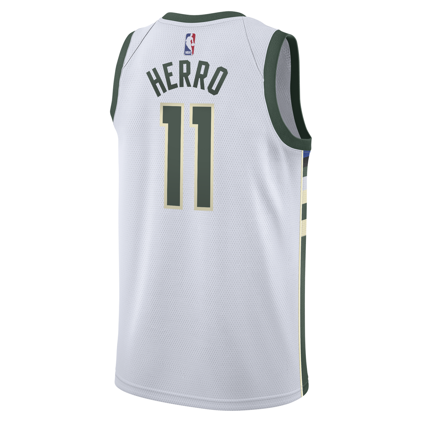 Tyler Herro Milwaukee Bucks Association Edition Swingman Jersey - White - Youth