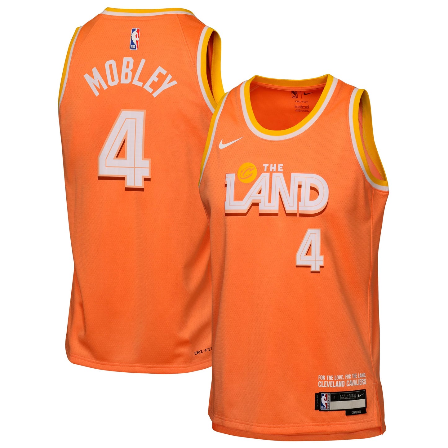 Evan Mobley Cleveland Cavaliers 2025/26 City Edition Swingman Jersey - Orange - Youth