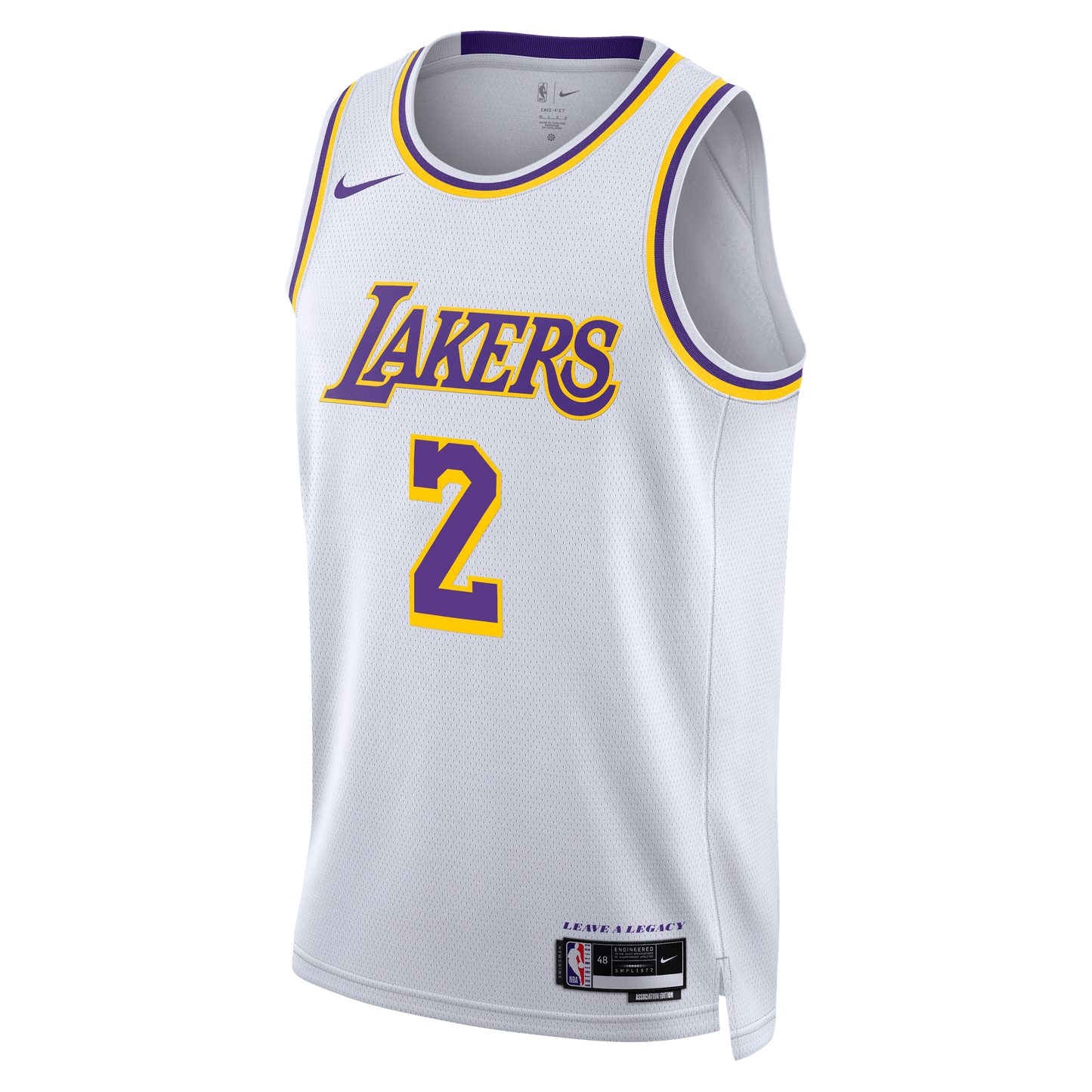 Jarred Vanderbilt Los Angeles Lakers Association Edition Swingman Jersey - White - Unisex