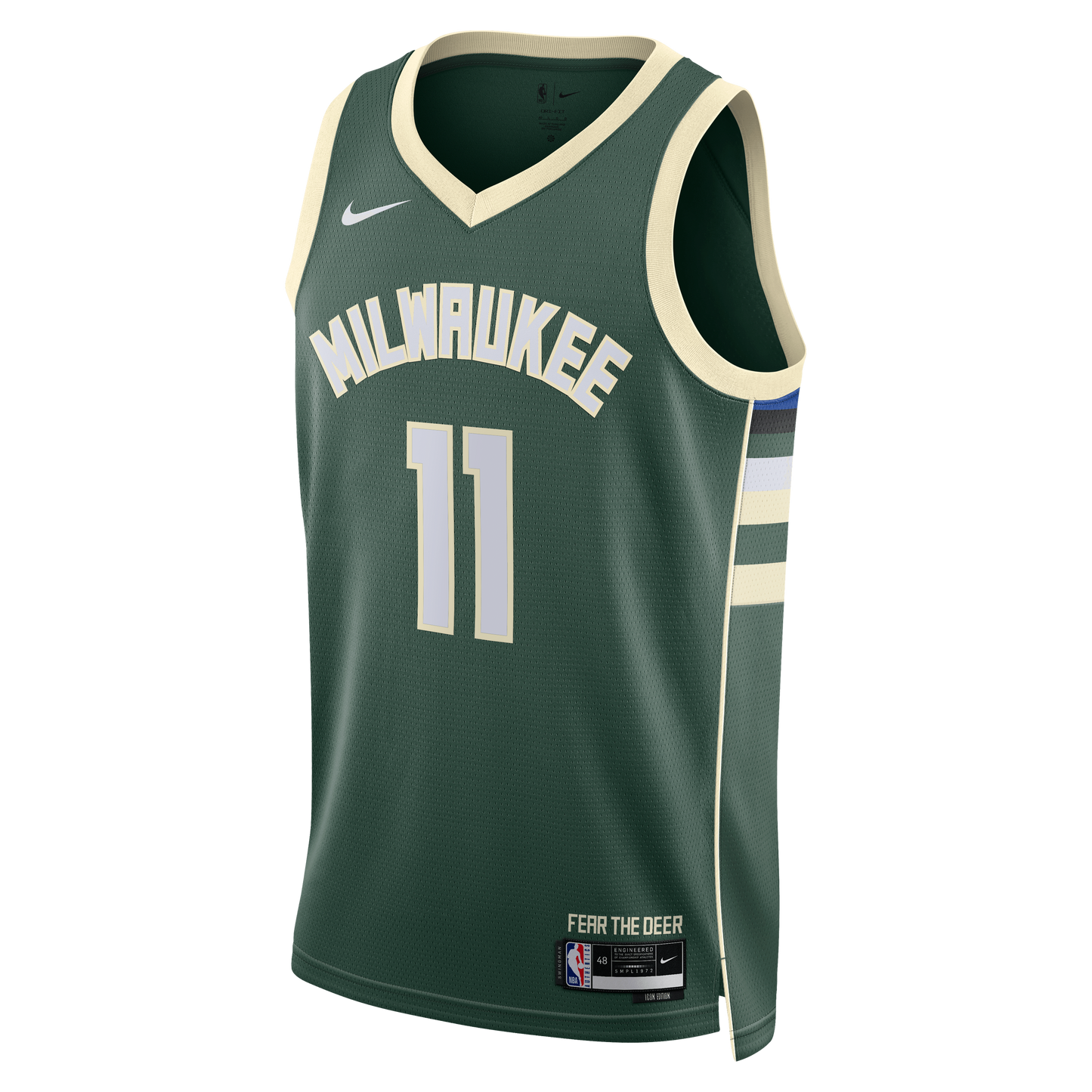 Tyler Herro Milwaukee Bucks Icon Edition Swingman Jersey - Hunter Green - Unisex